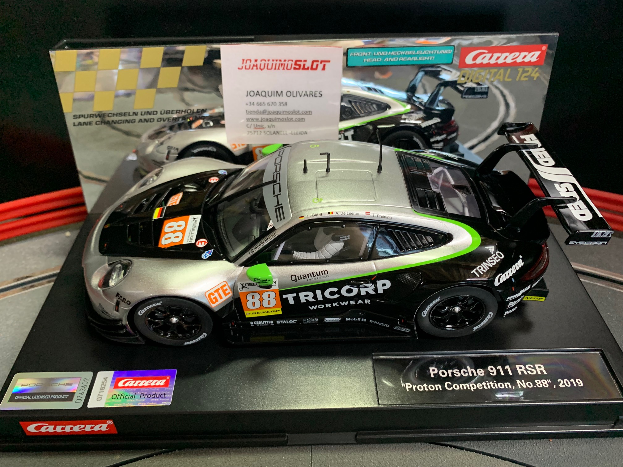 carrera digital 124 23930 porsche 911 rsr "proton competition, n