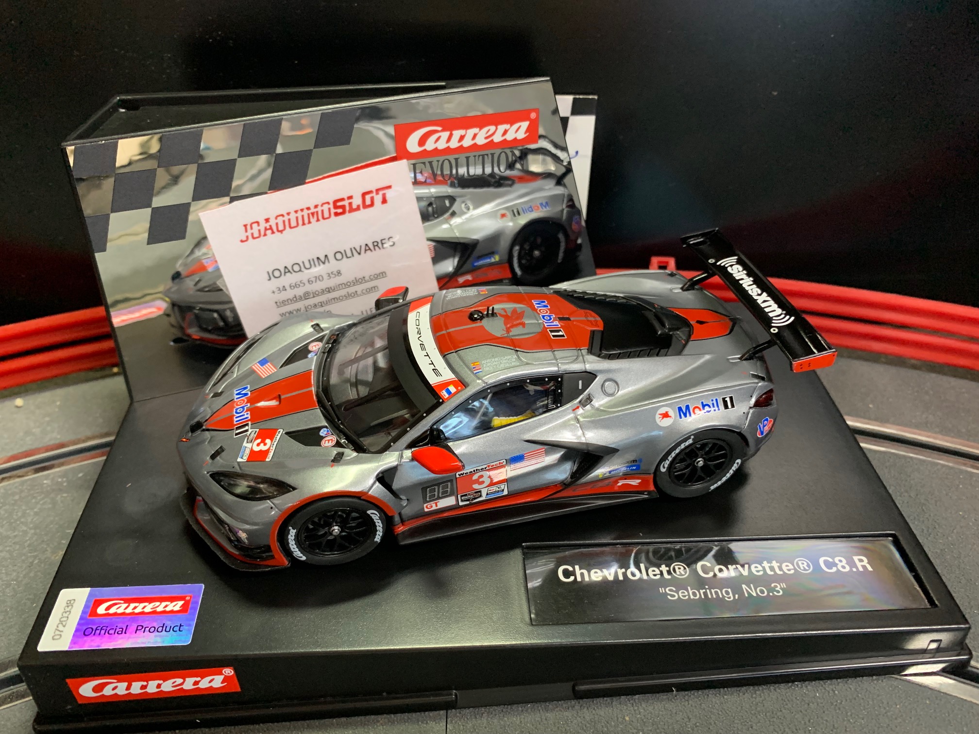 carrera evolution 27690 chevrolet corvette c8.r "sebring, no.3"
