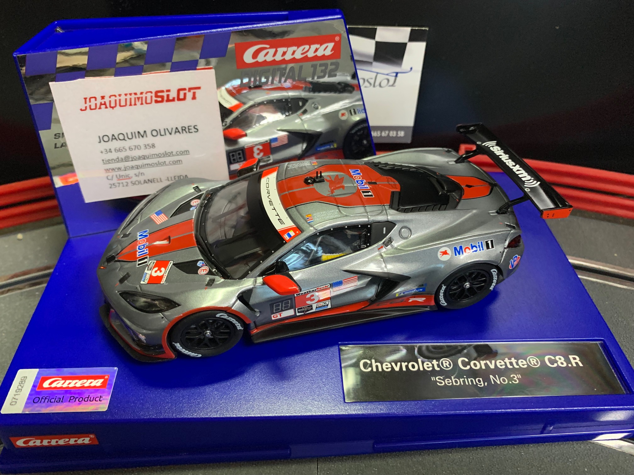 carrera digital 31014 chevrolet corvette c8.r "sebring, no.3"