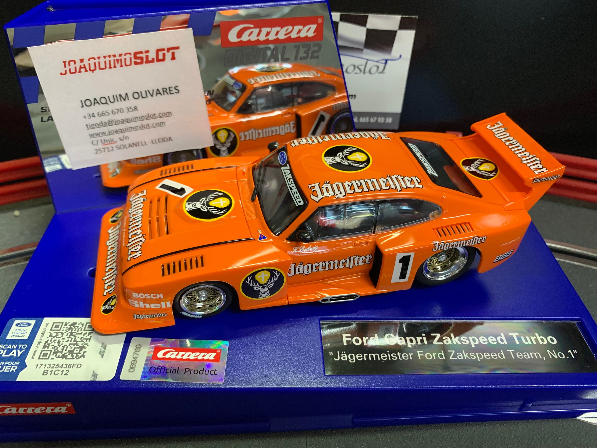 carrera digital 132 31041 ford capri zakspeed turbo"jägermeister