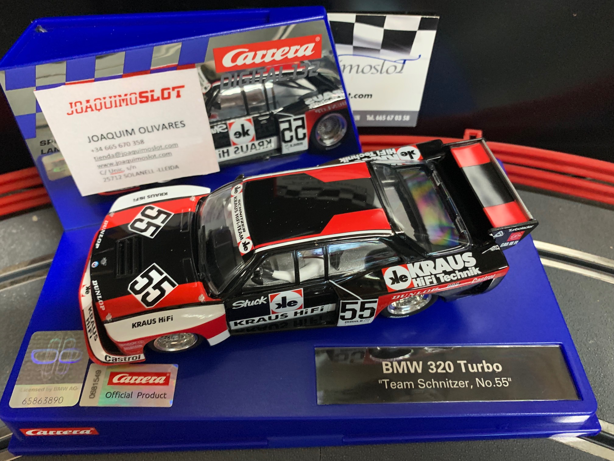 carrera digital 31038 bmw 320 turbo flachbau "kraus-team schni