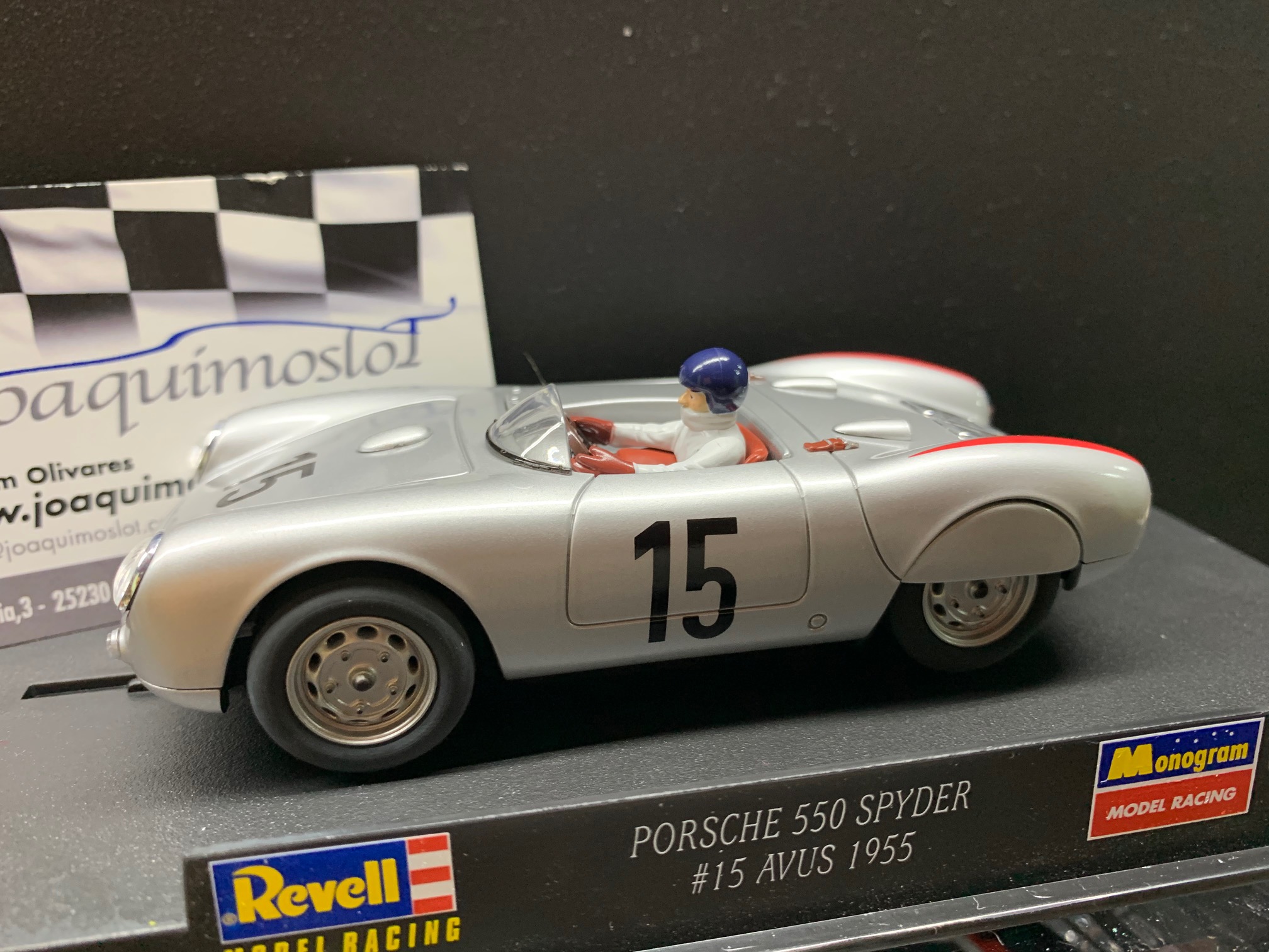 revell 08363 porsche 550 spyder nº15 avus 1955