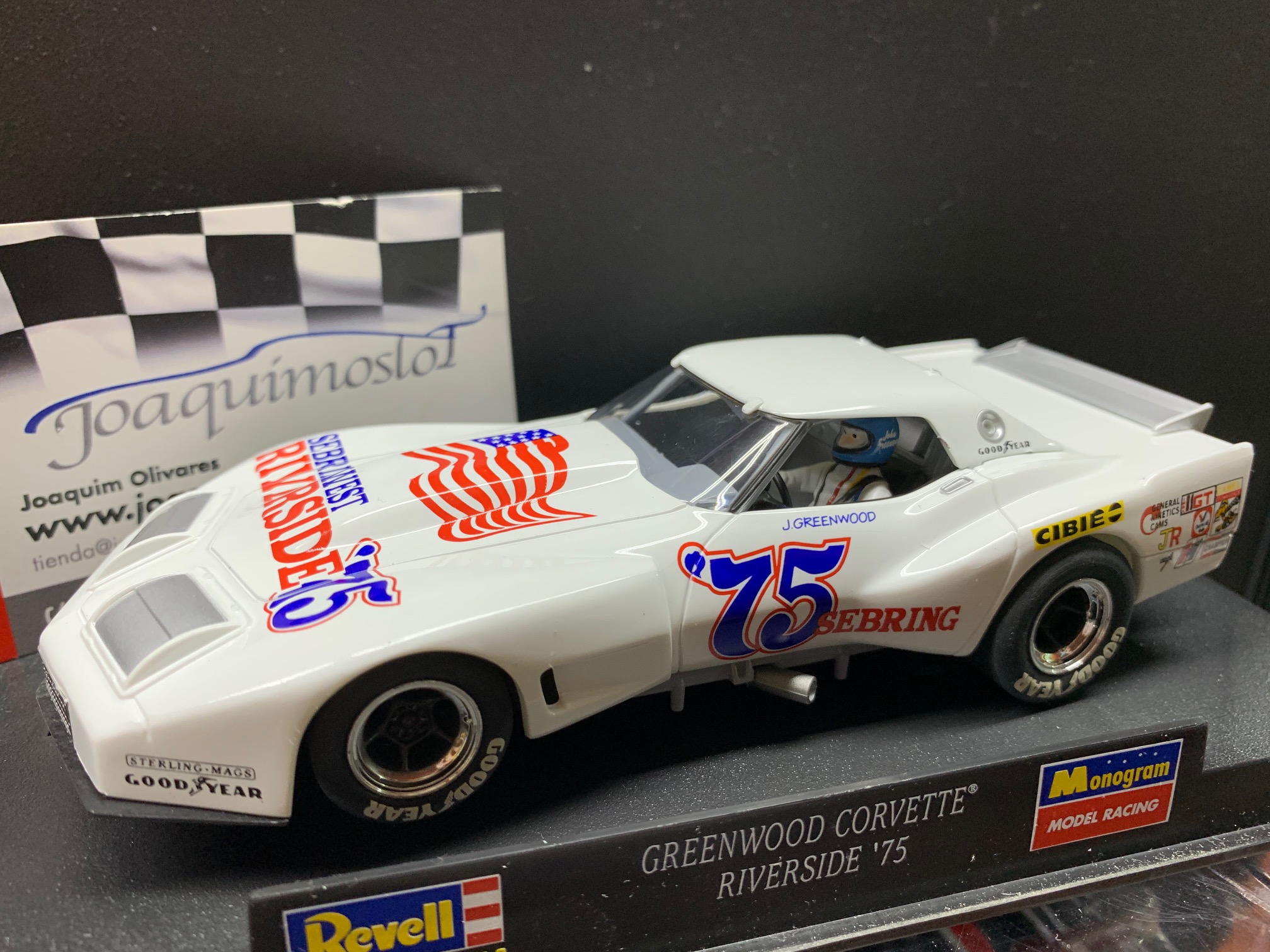 revell 08355 greenwood corvette riverside'75