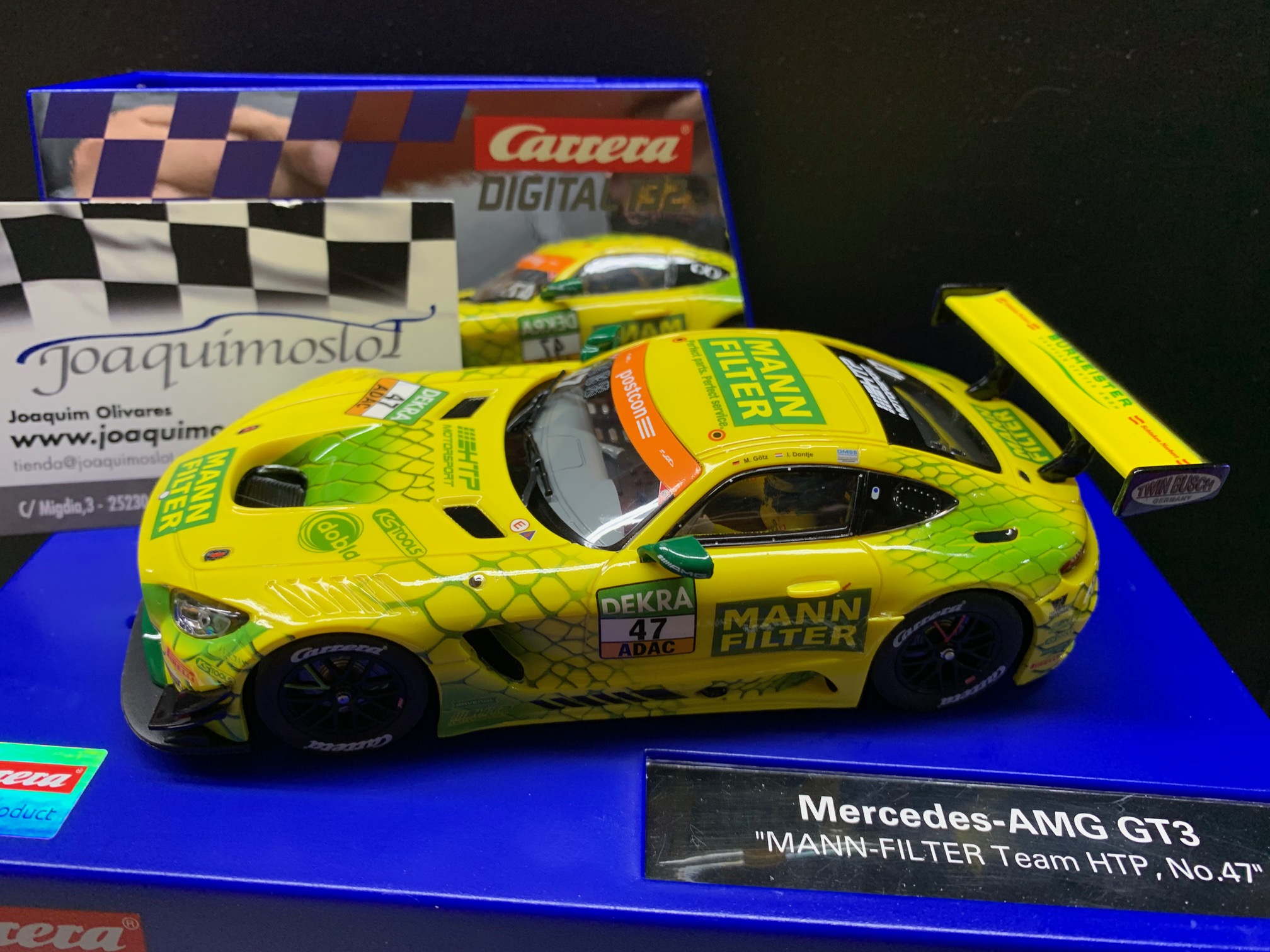 carrera digital 30910 amg mercedes man-filter team nº47
