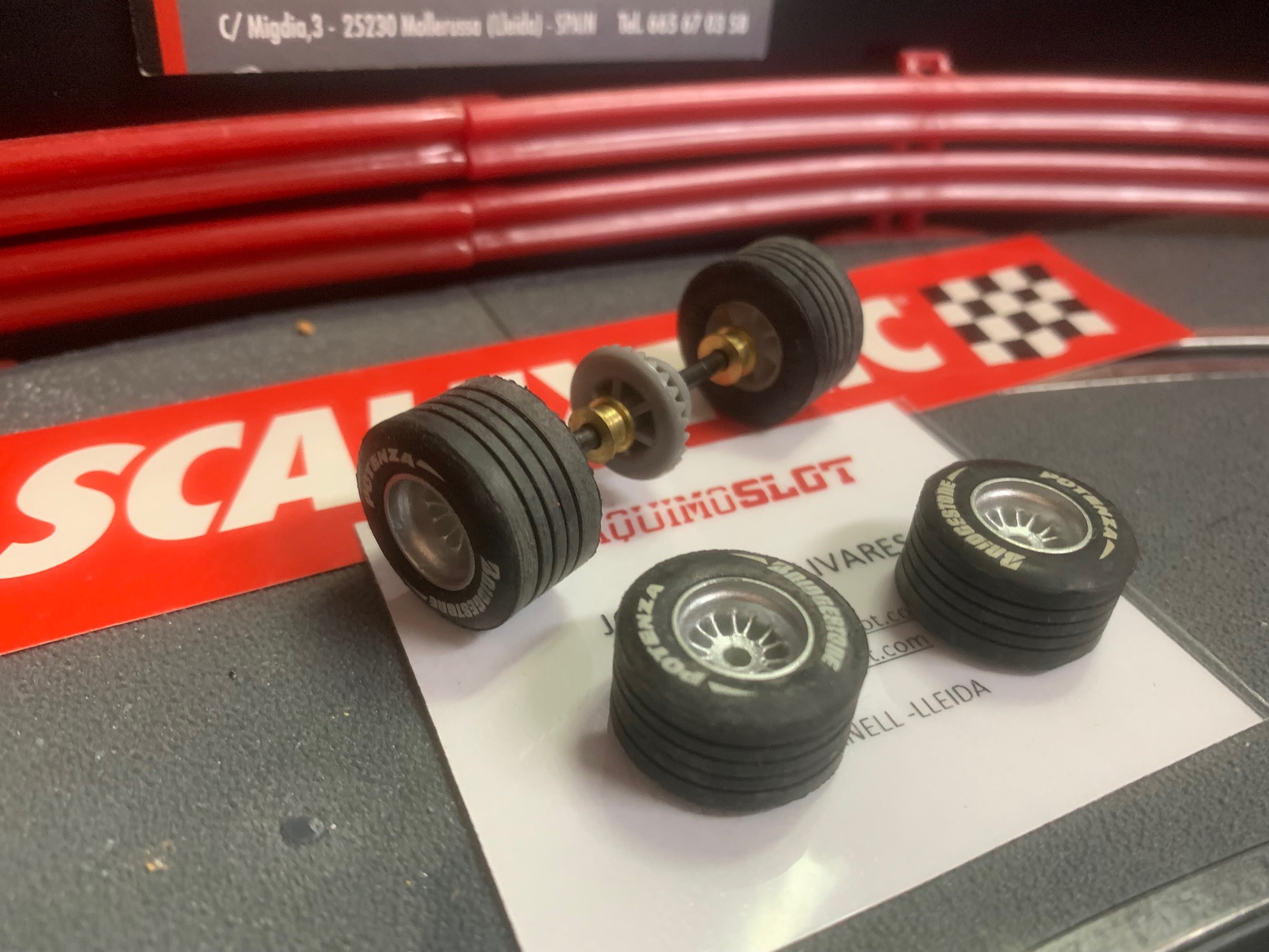 scalextric juego de ruedas f1 ferrari