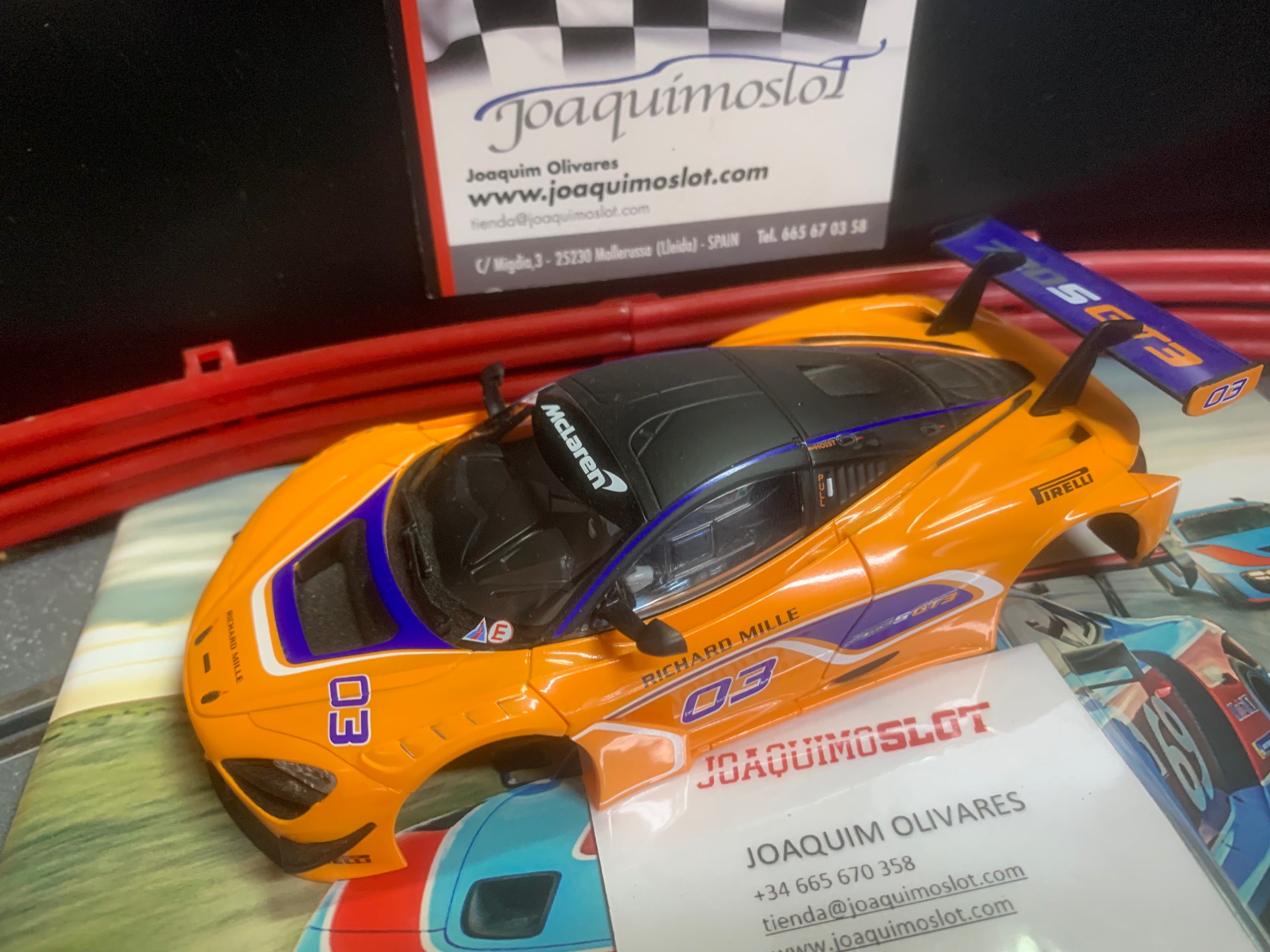 carrera evolution carcasa mclaren 720s