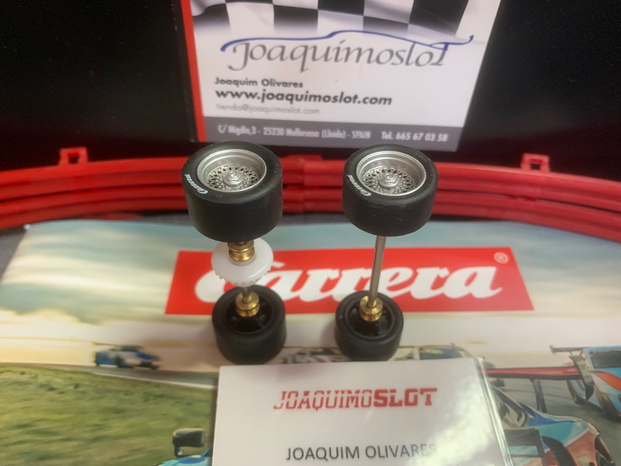 carrera evolution bmw m1 tren de ruedas delantero/ trasero