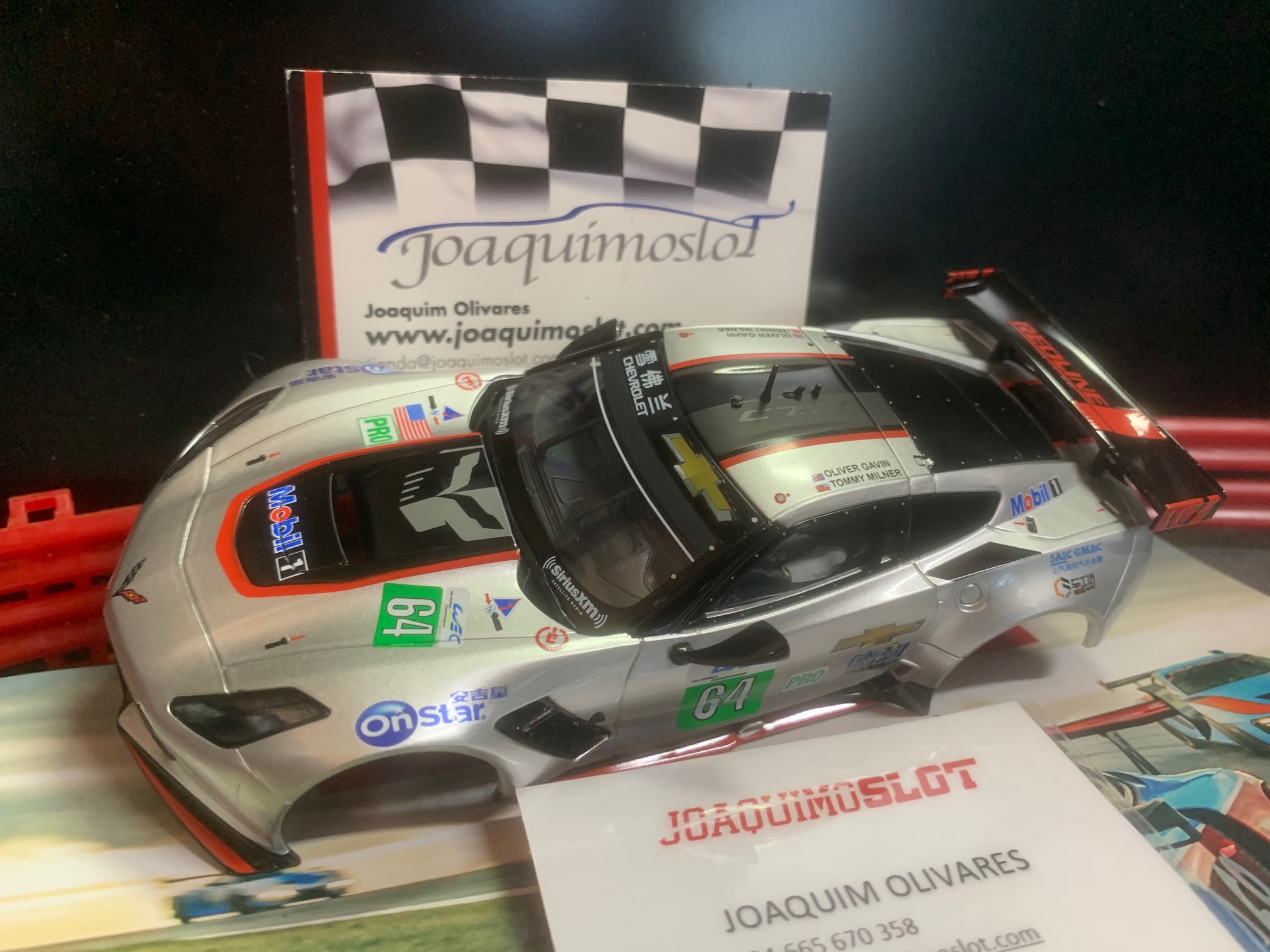 carrera evolution chevrolet corvette c7r carcasa