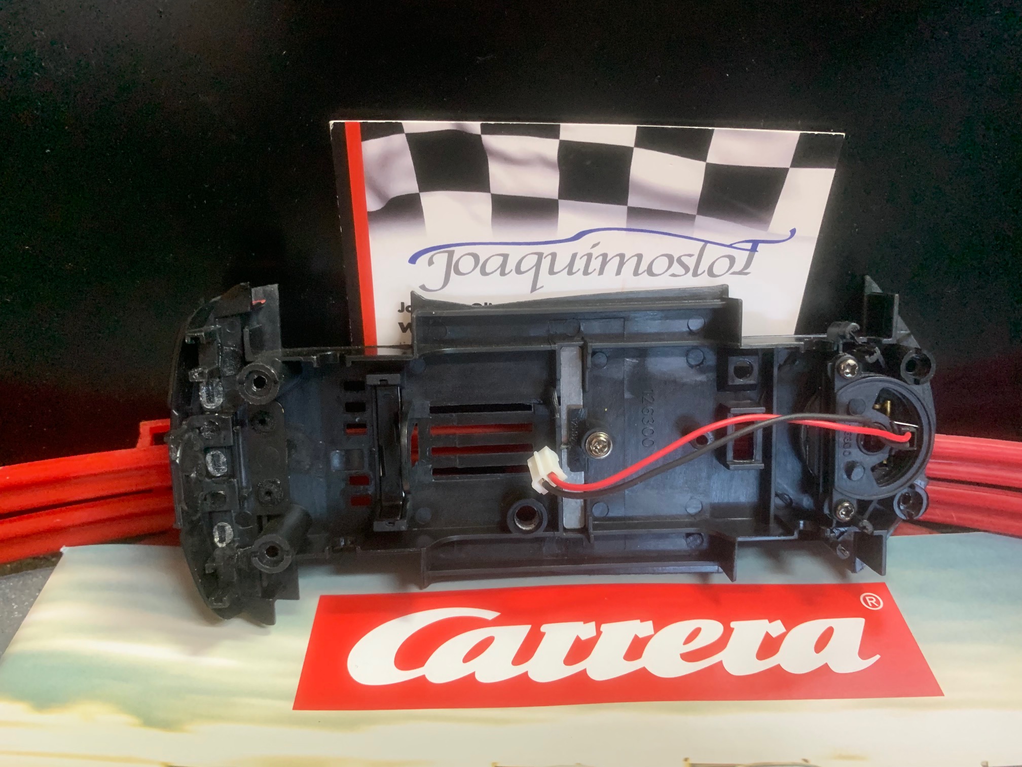 carrera evolution chasis chevrolet corvette c7r+iman+guia