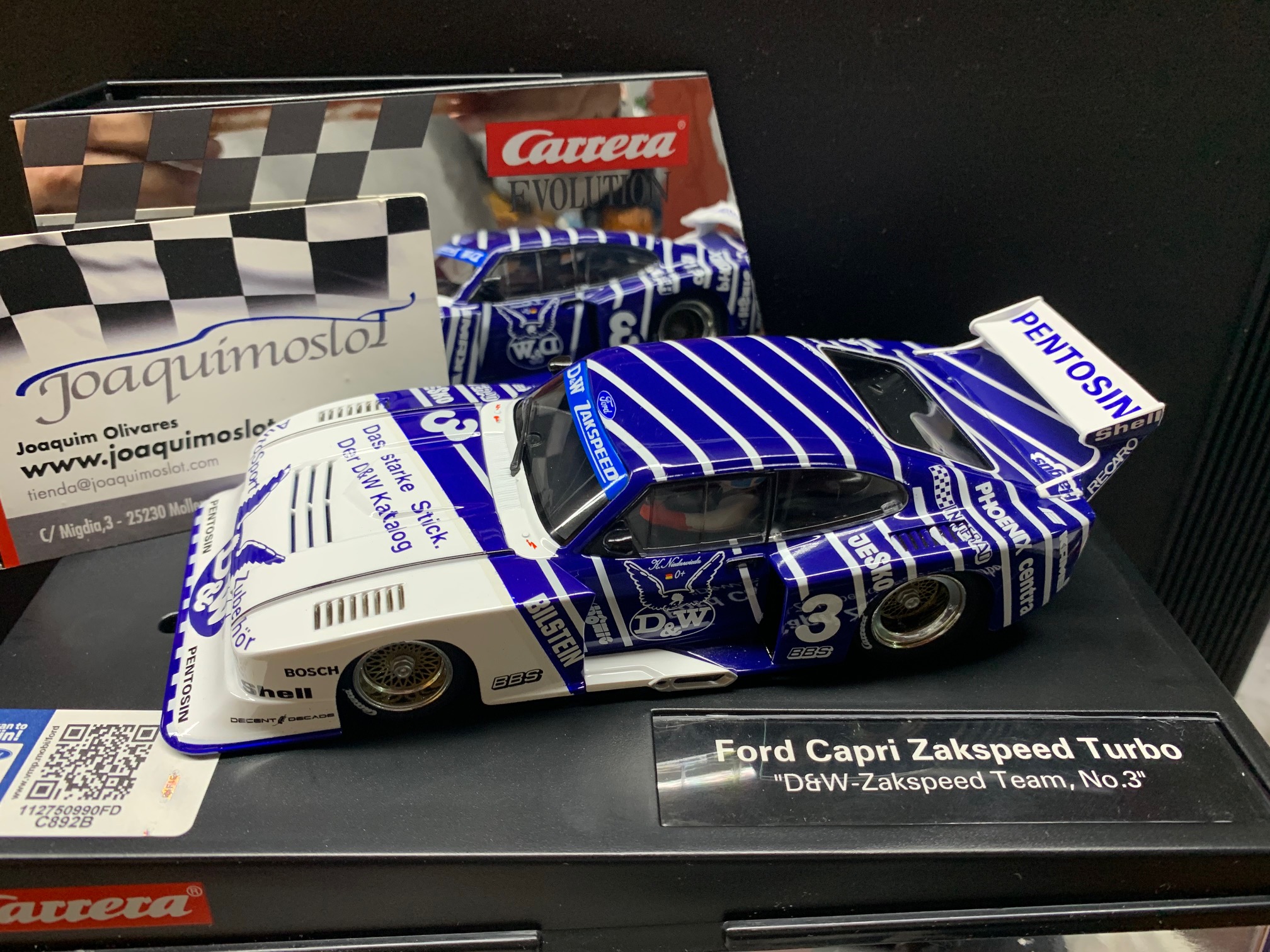 carrera evolution 27605 ford capri turbo zakspeed d&w