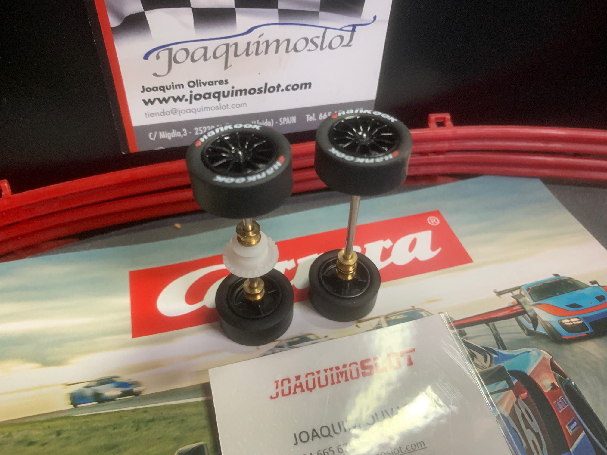 carrera evolution bmw m4 tren de ruedas delantero/ trasero