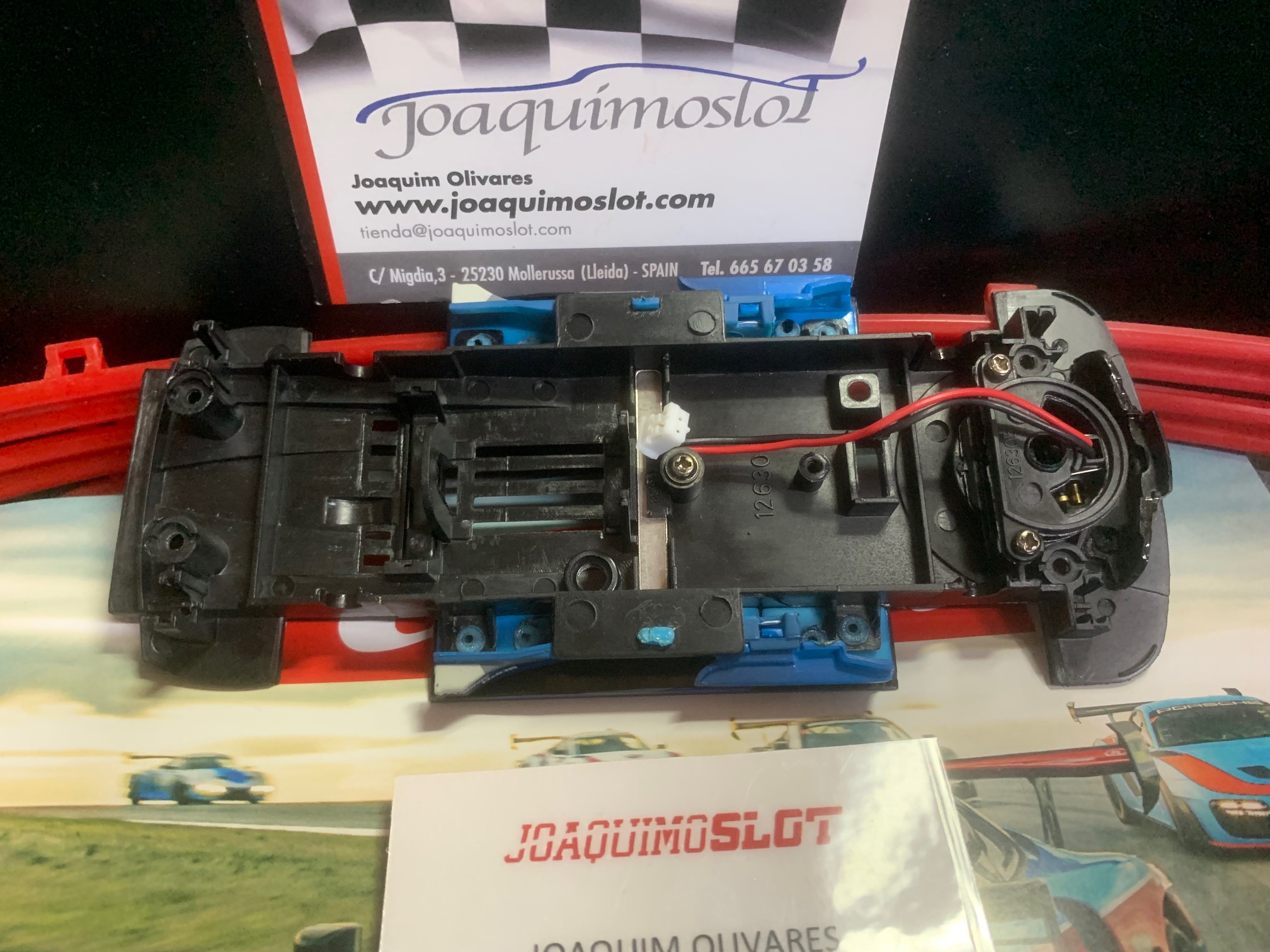 carrera evolution chasis audi m4 dtm +iman+guia