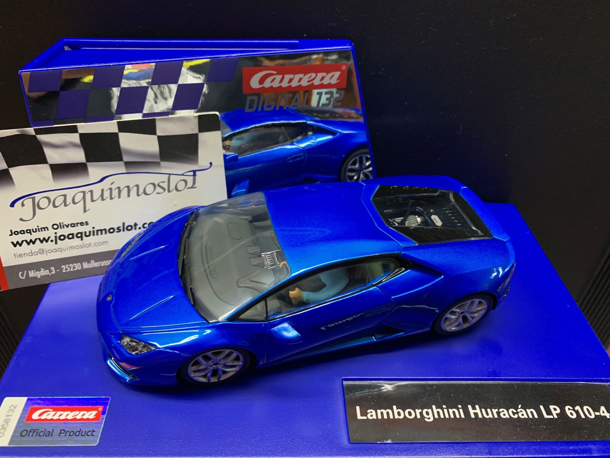 carrera digital 30747 lamborghini huracan lp 610-4 blue