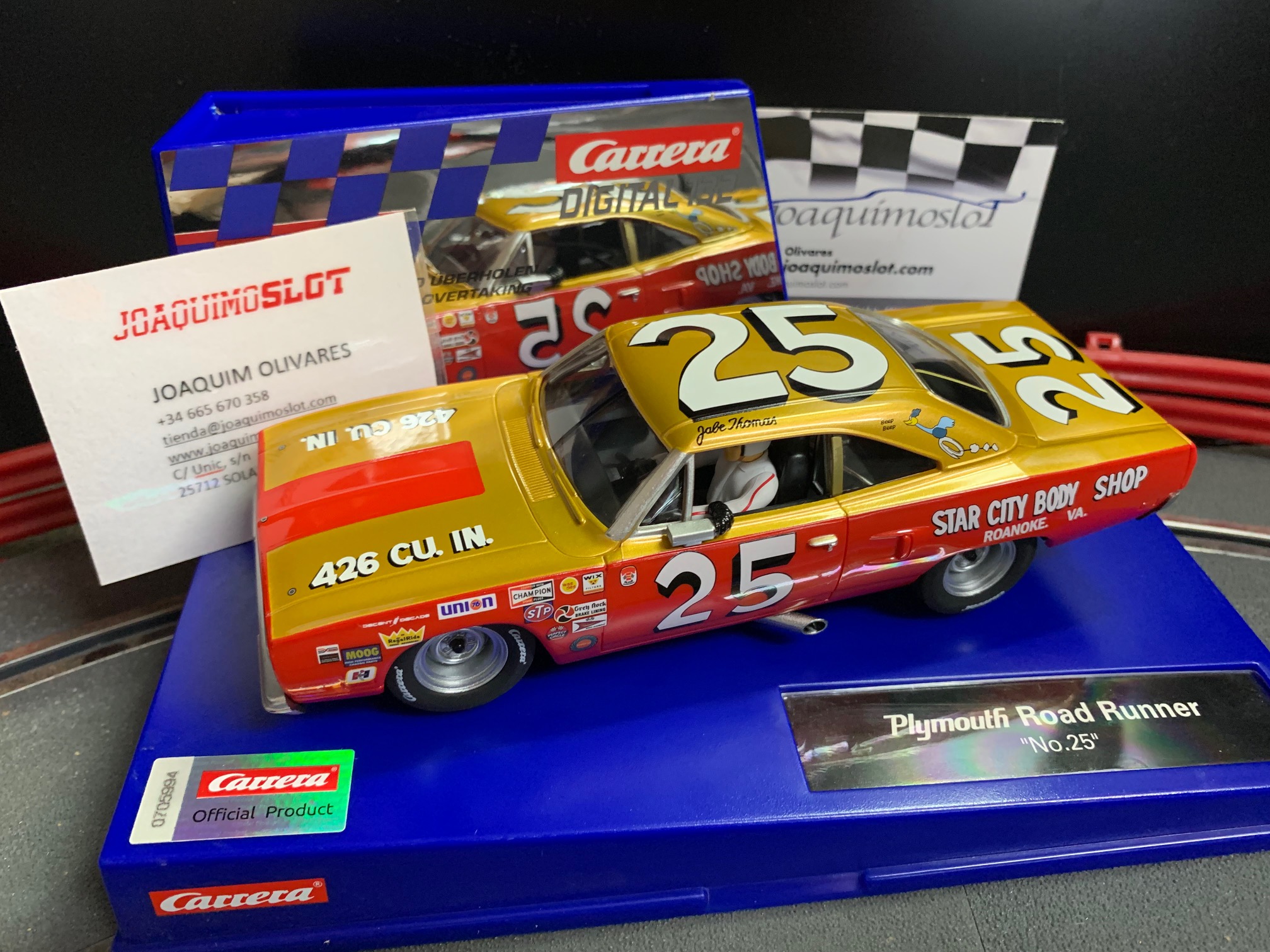 carrera digital 132 31059 plymouth roadrunner "no.25"