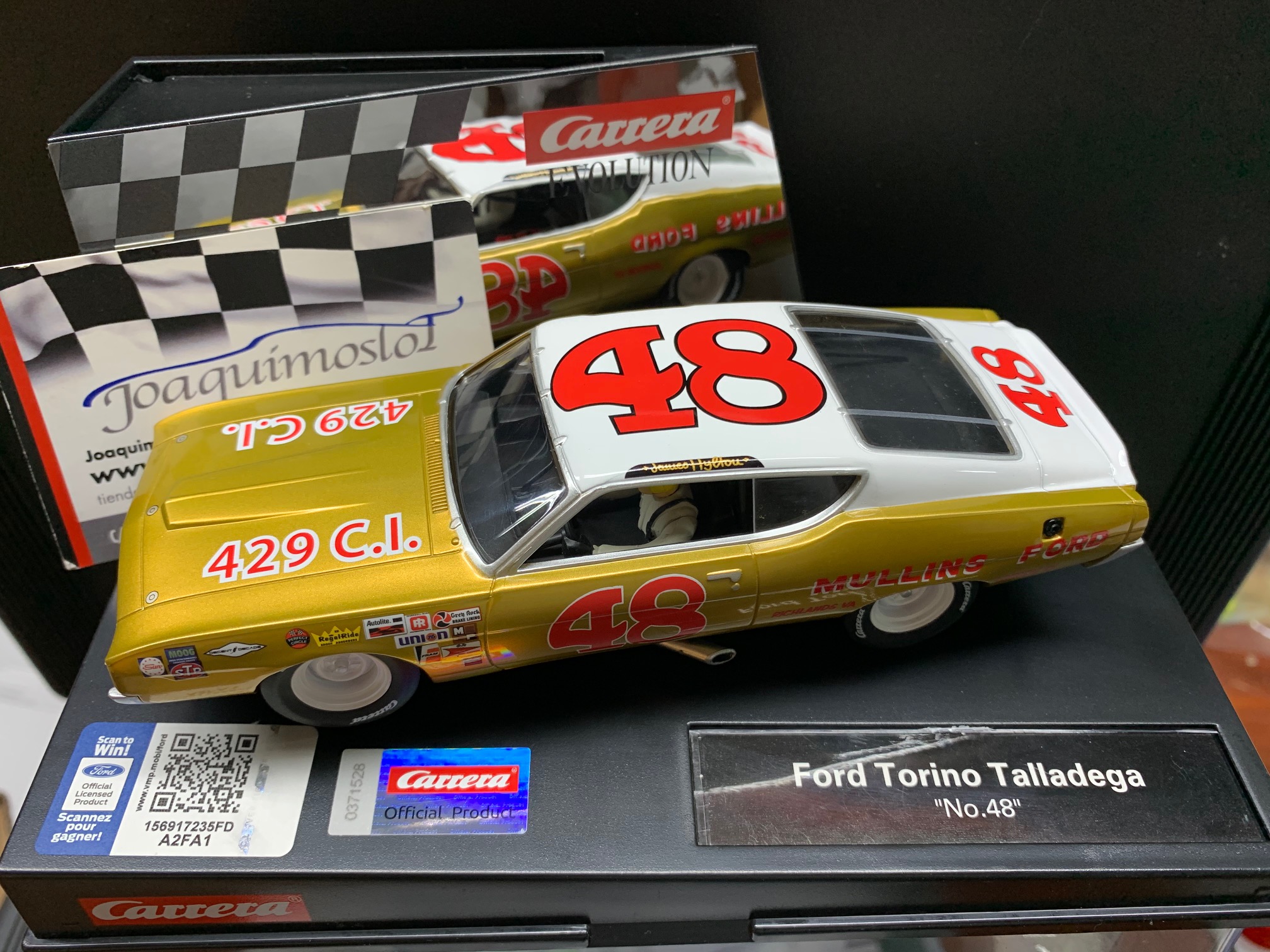 carrera evolution 27659 ford torino talladega no.48 1970
