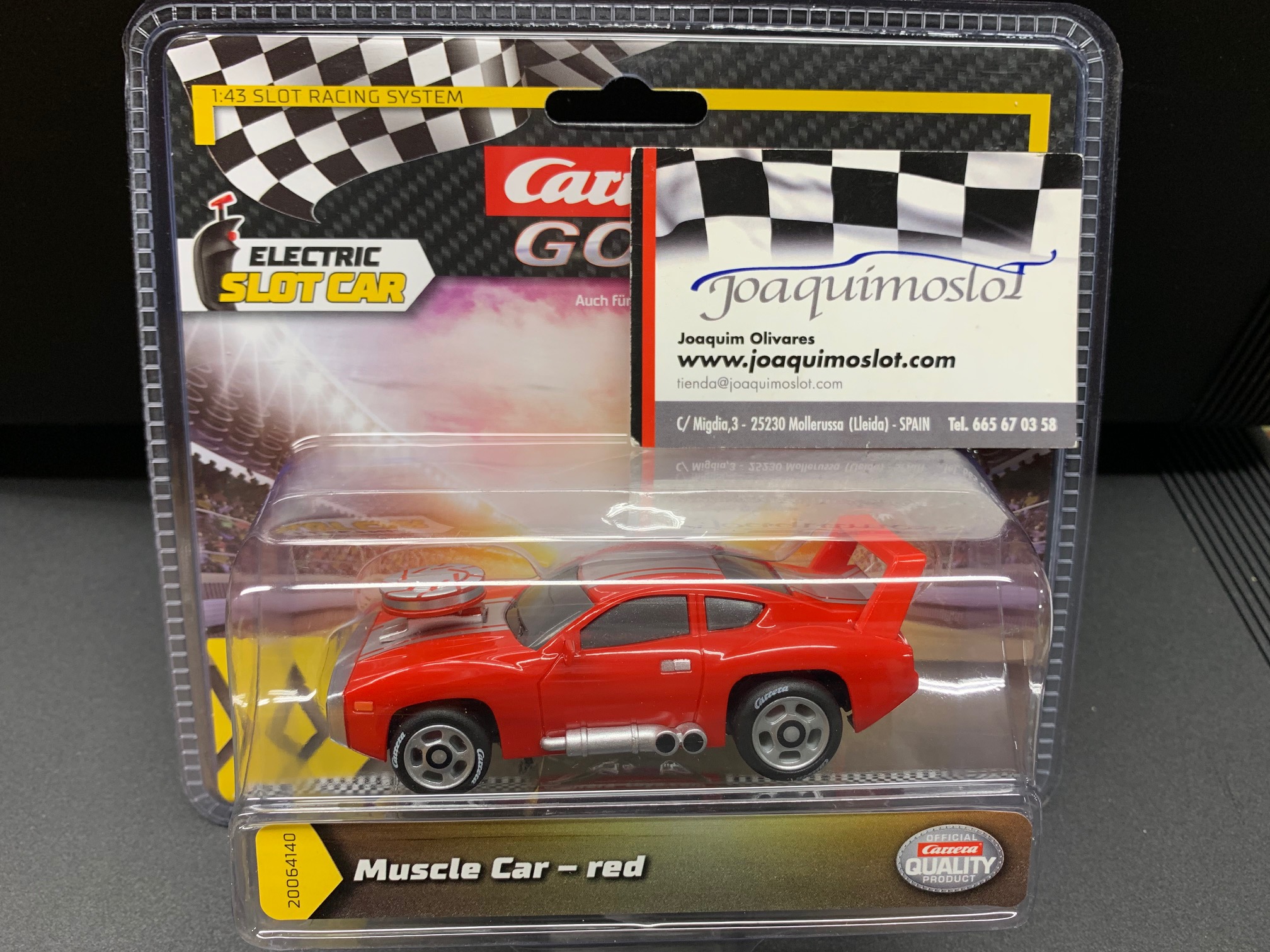 carrera go!!! 64140 muscle car red