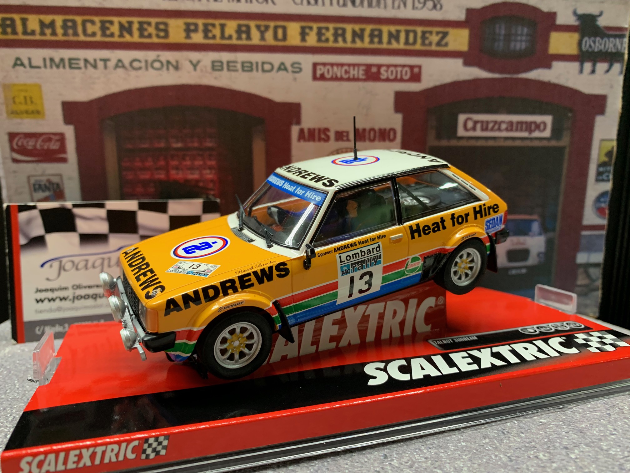 scalextric a10197s300 talbot sunbeam " heat for hire "
