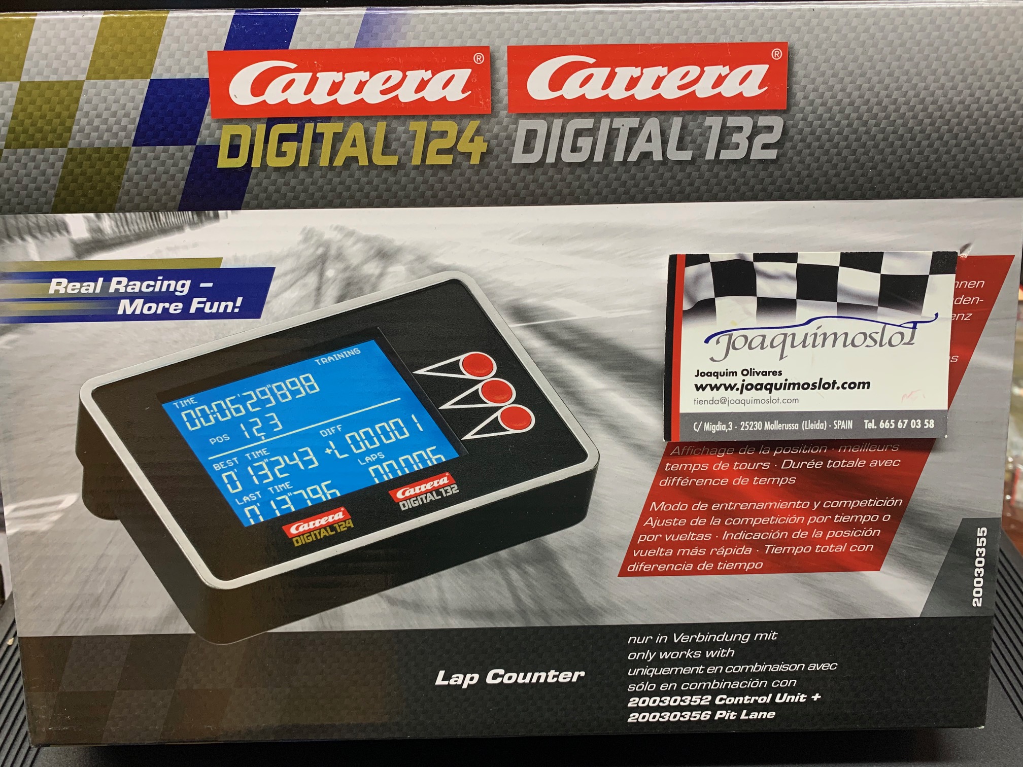 carrera digital 30355 cuenta vueltas electrónico 124-132