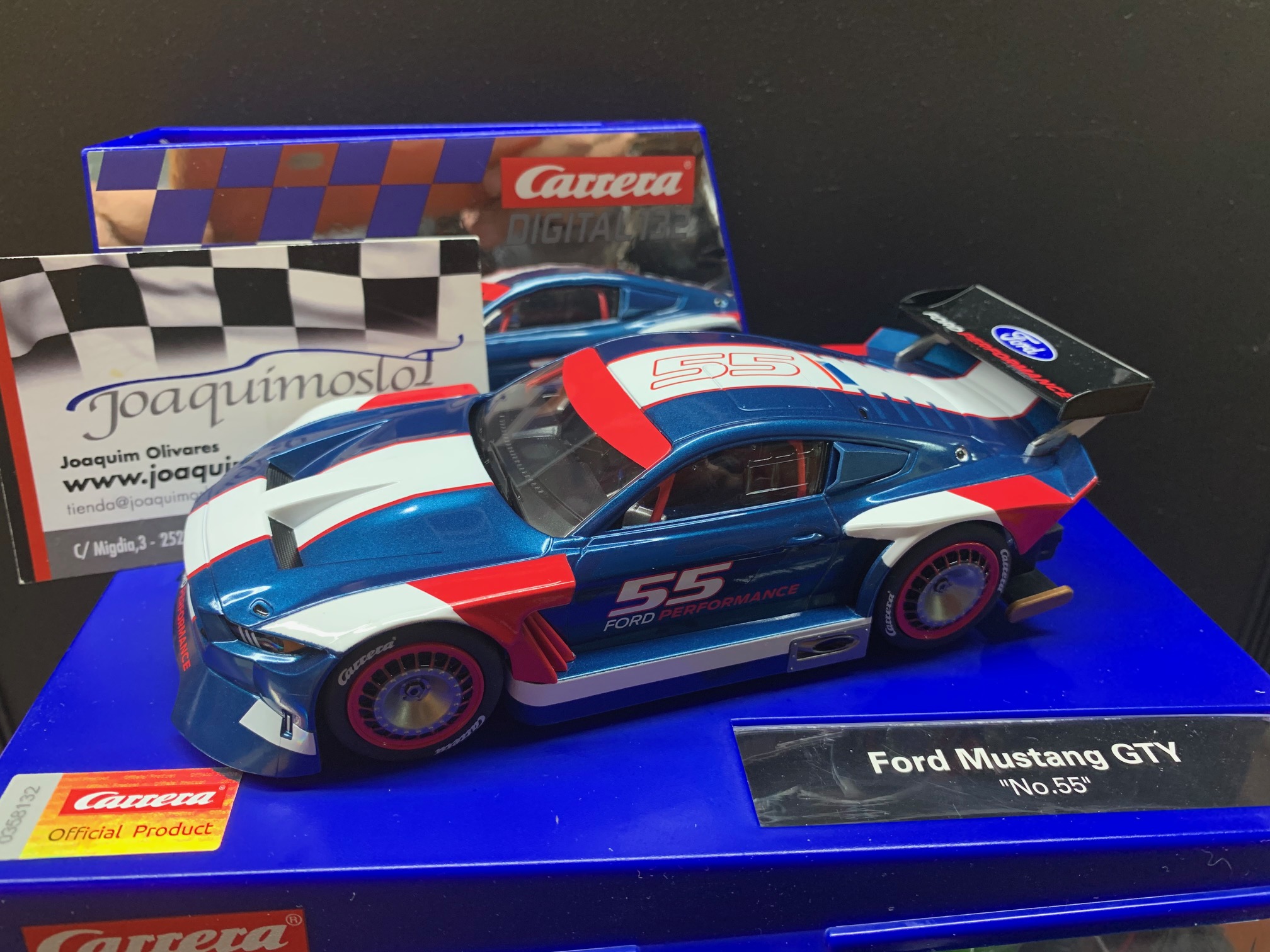 carrera digital 30940 ford mustang gty nº55