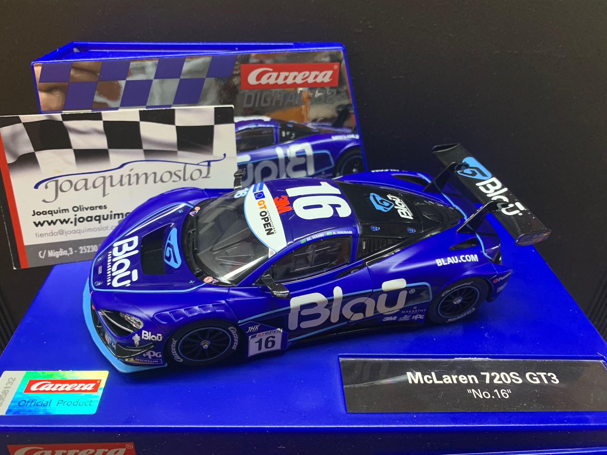 carrera digital 30919 mclaren 720s gt3 nº16
