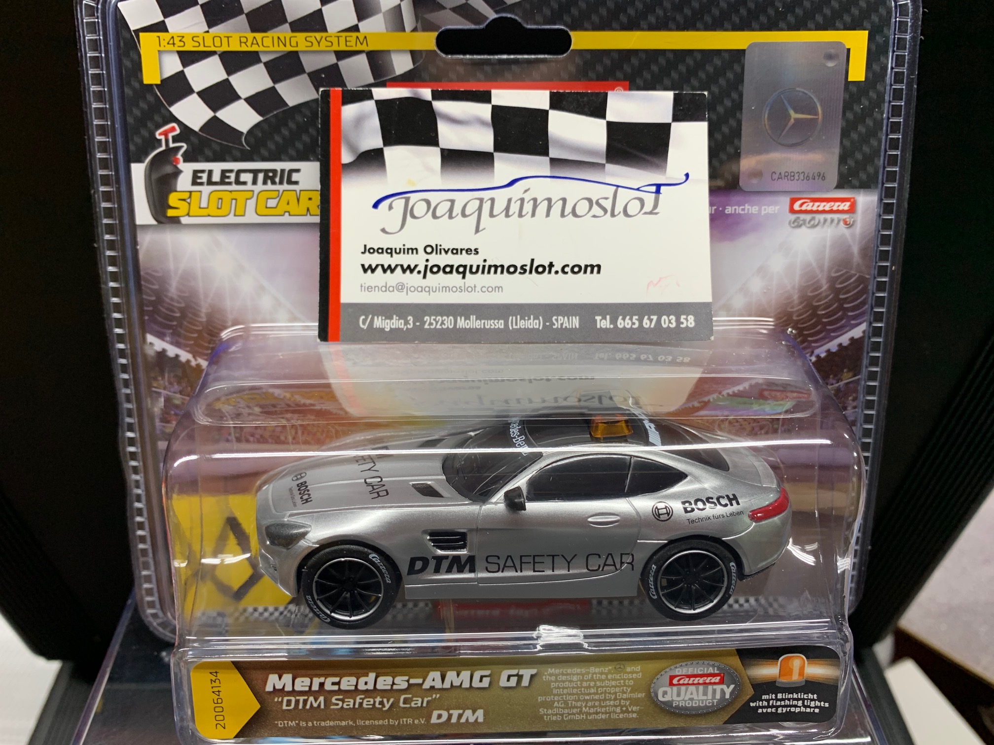 carrera go! 64134 mercedes-amg gt dtm safety car