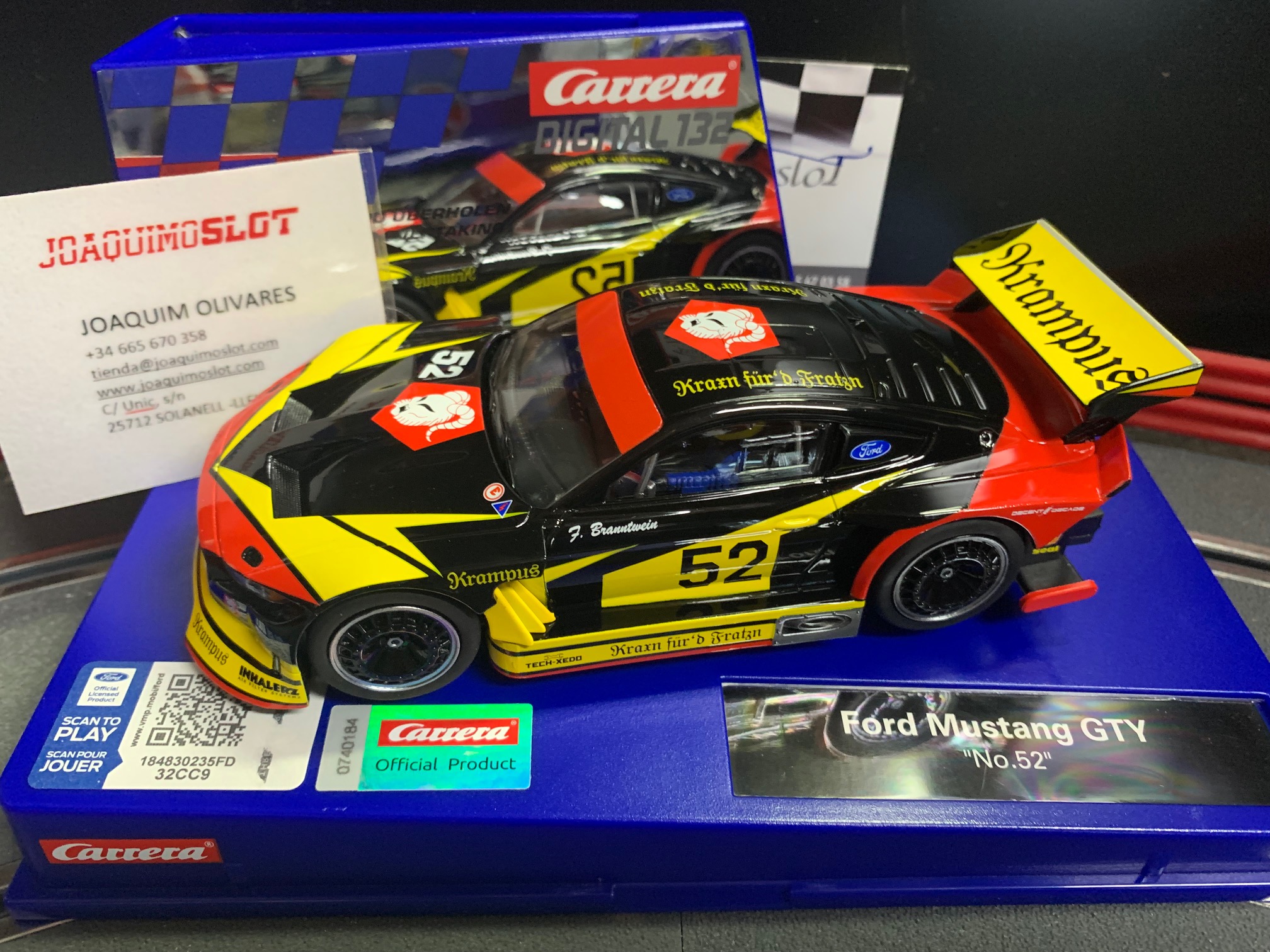 carrera digital 132 31031 ford mustang gty "no.52"