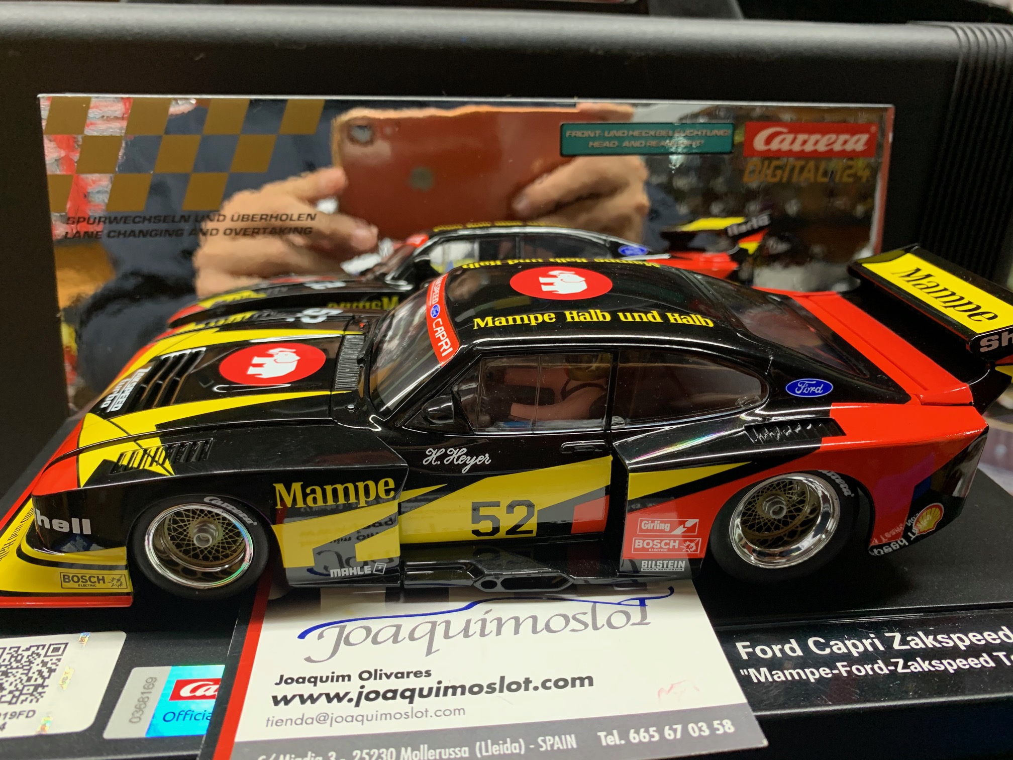 carrera digital 124 23895 ford capri zakspeed turbo "mampe-ford-
