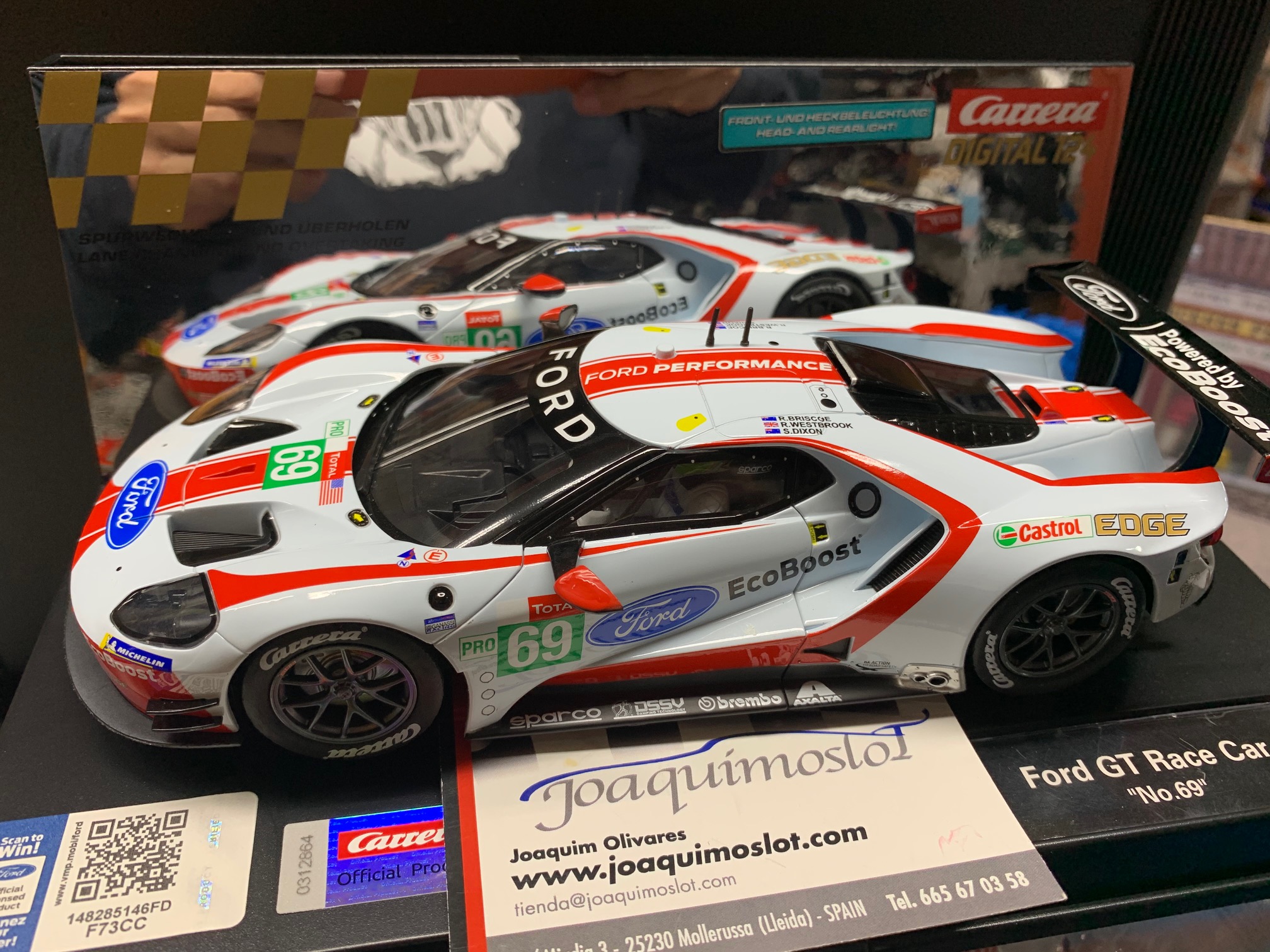 carrera digital 124 23892 ford gt race coche núm 69