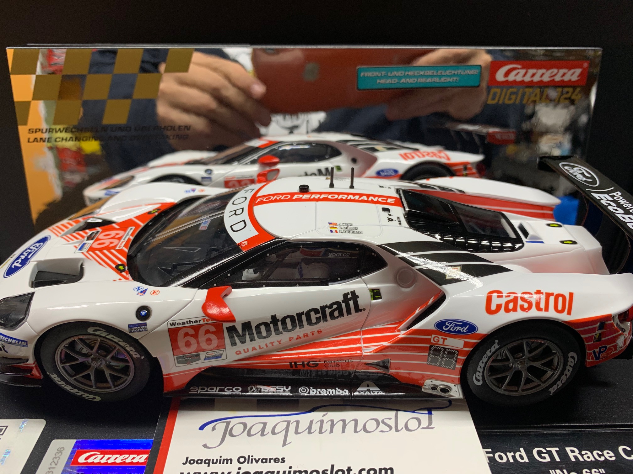 carrera digital 124 23893 ford gt race car "no. 66"
