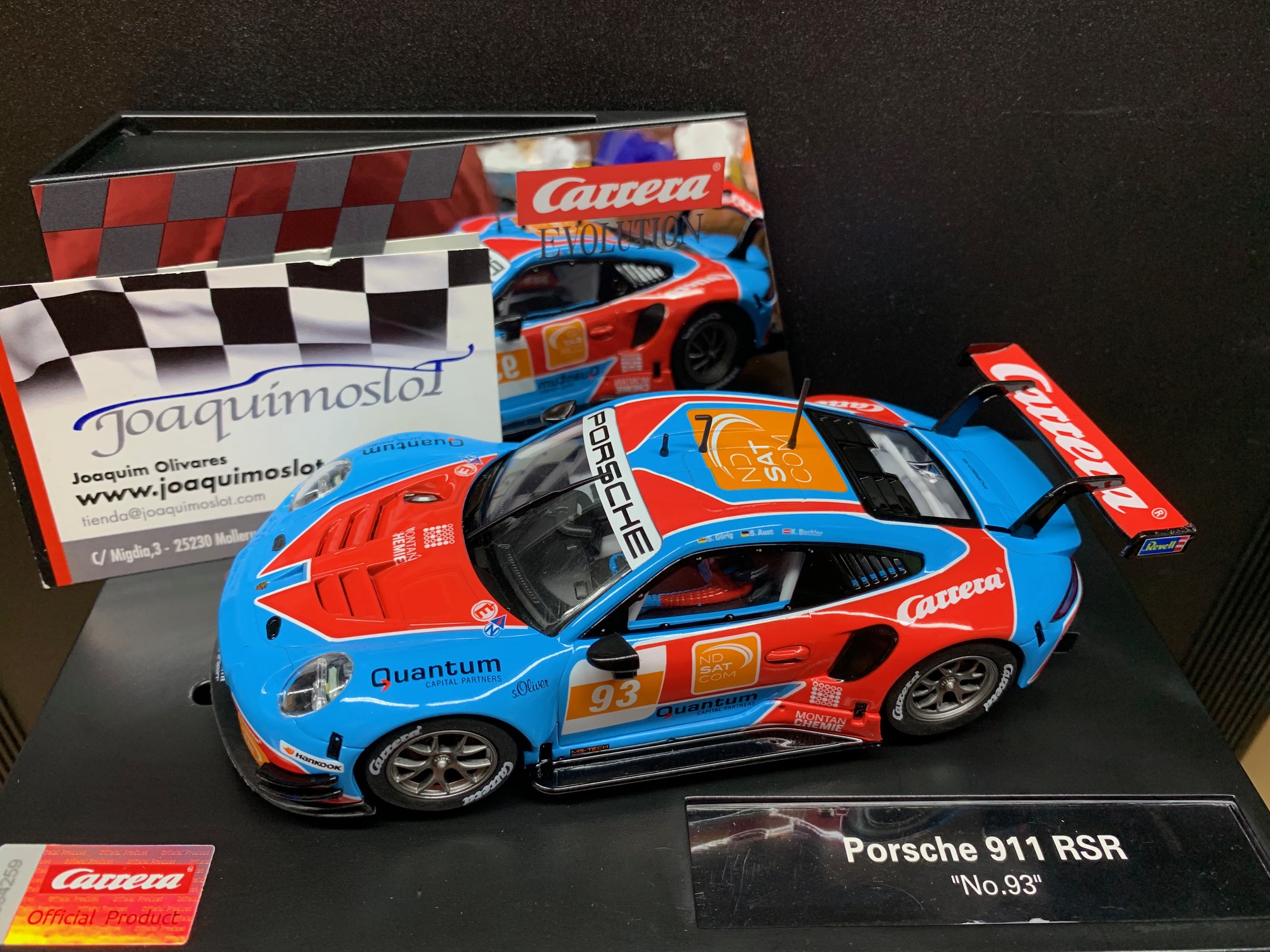 carrera evolution 27645 porsche 911 rsr "carrera, no.93"