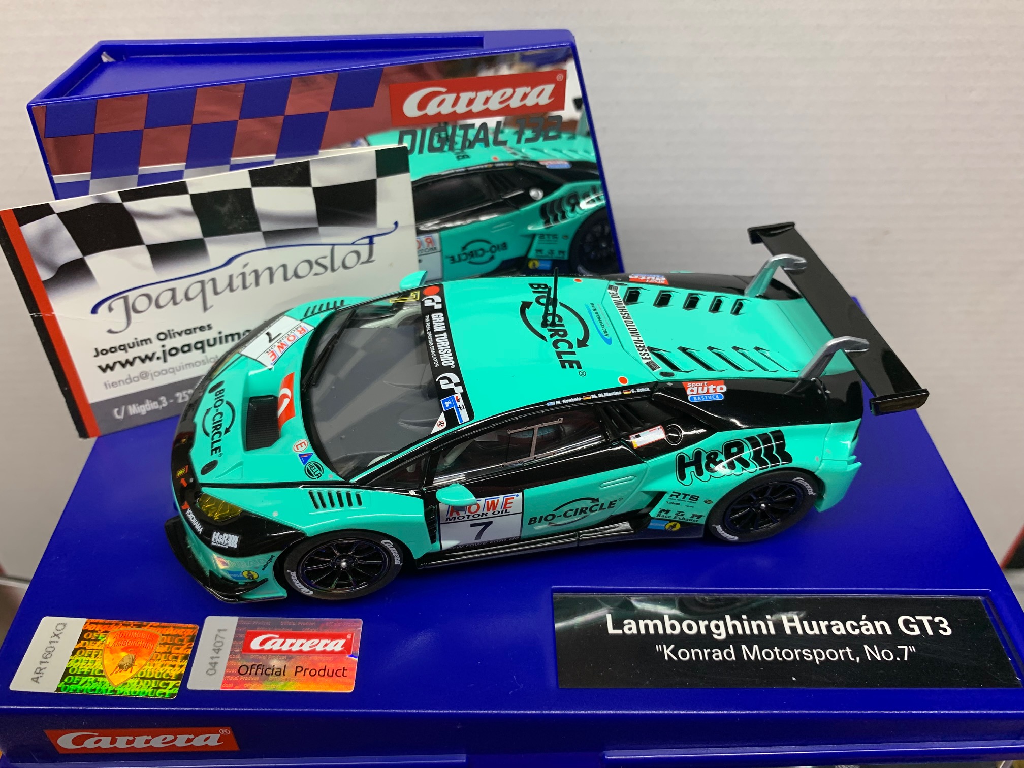 carrera digital 30968 lamborghini huracán gt3 konrad nº7
