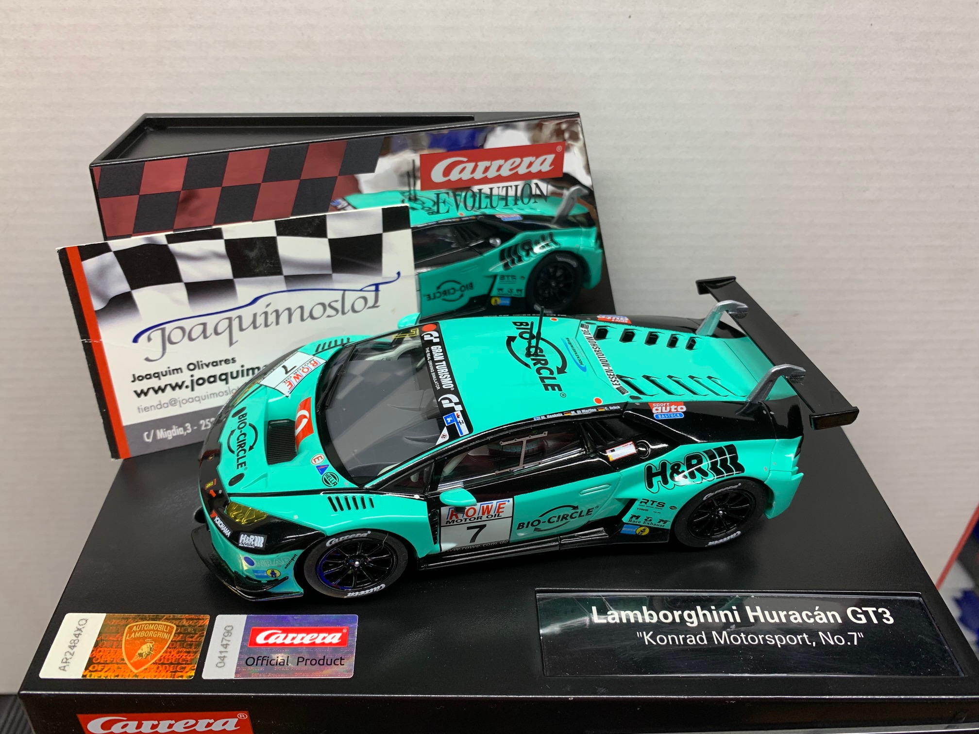 carrera evolution 27661 lamborghini huracan gt3 konrad motor
