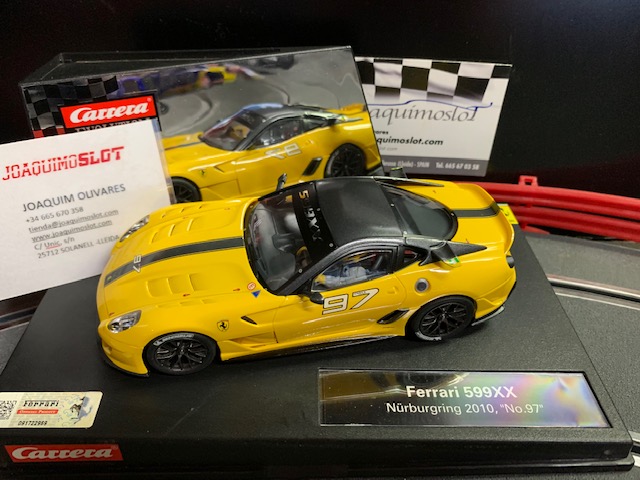 carrera evolution 27361 ferrari 599 xxx nurburgring 2010 no 97