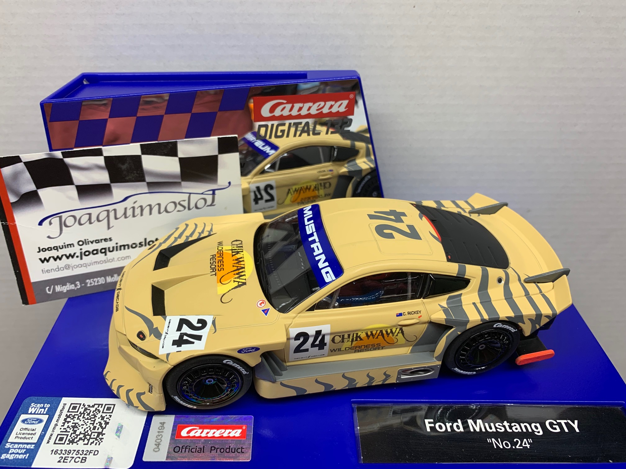 carrera digital 30975 ford mustang gty nº24