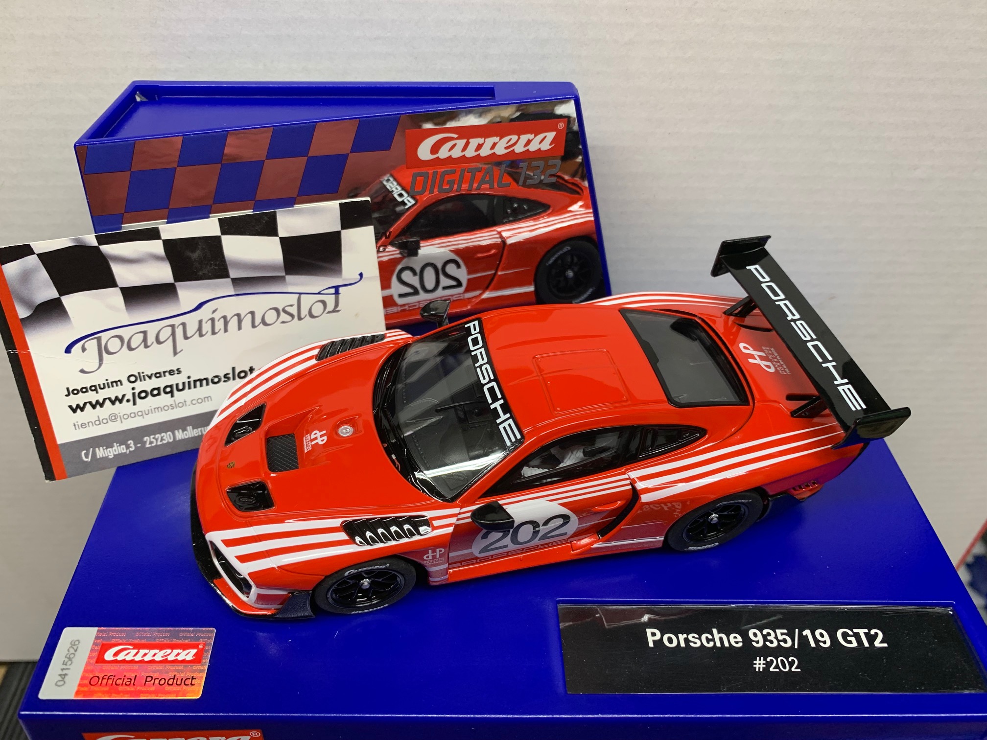 carrera digital 30962 porsche 935 gt2 no.202