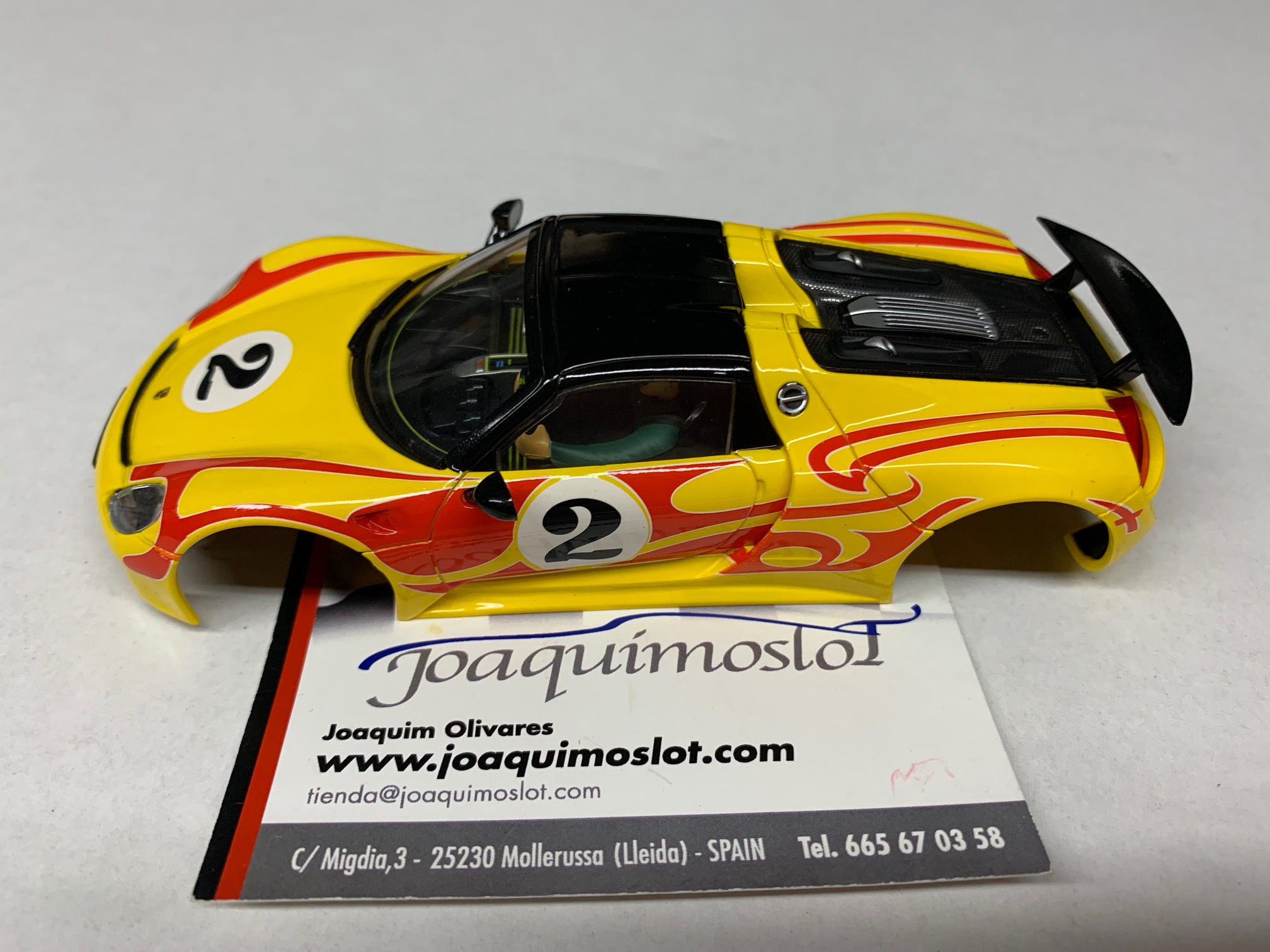 carrera evolution carcasa porsche spyder