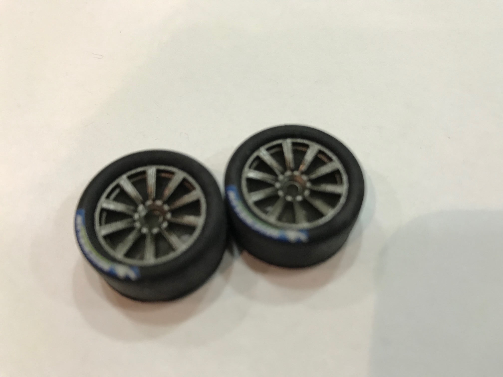 scalextric ruedas delanteras coches