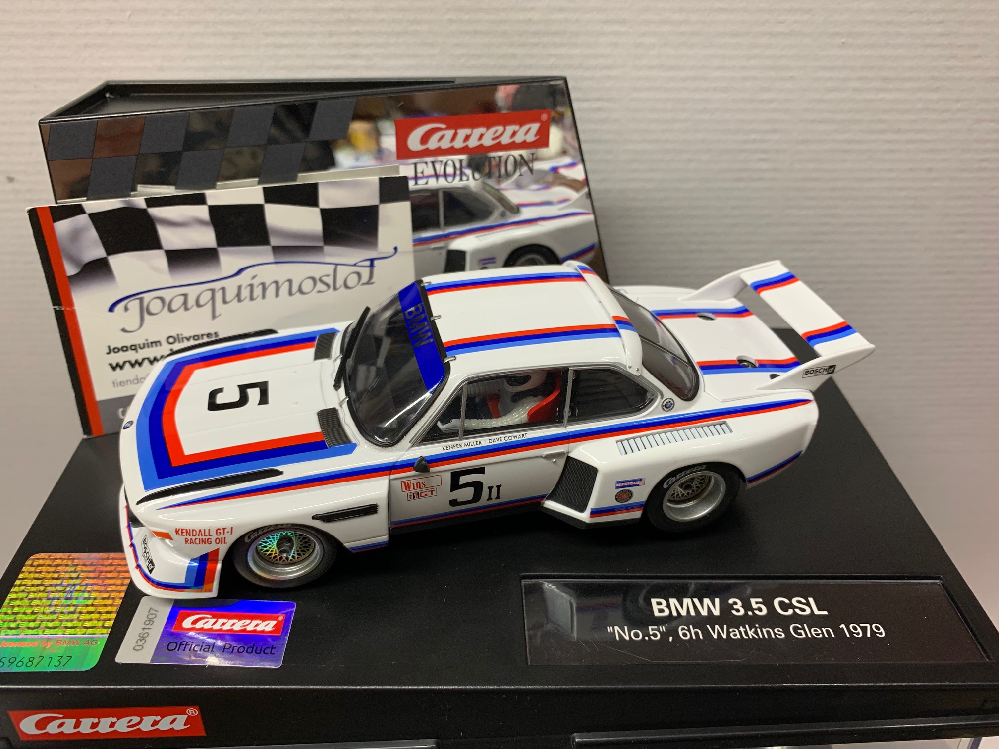 carrera evolution 27611 bmw 3.5 cs #5, 6h watkins glen 1979