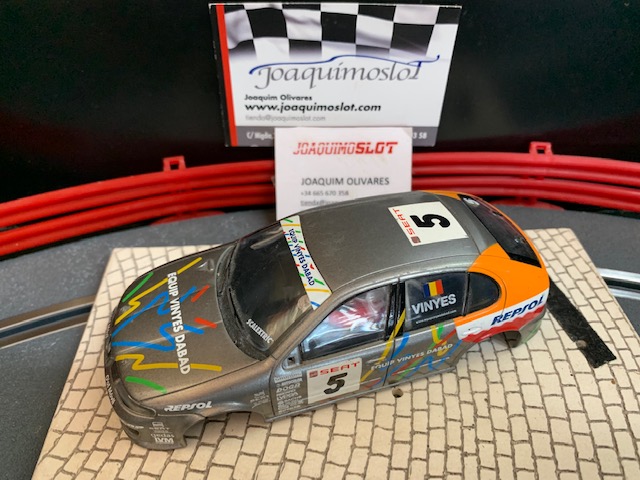 scalextric usado carroceria con faltas seat leon vinyes