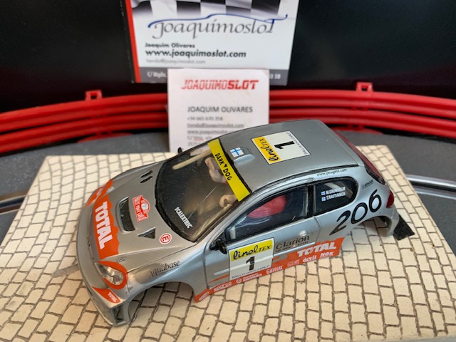 scalextric carrocera usada peugeot 206
