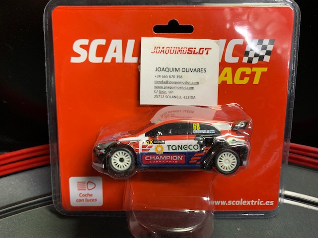 scalextric compact c10377s300 hyundai i-20 rx champion