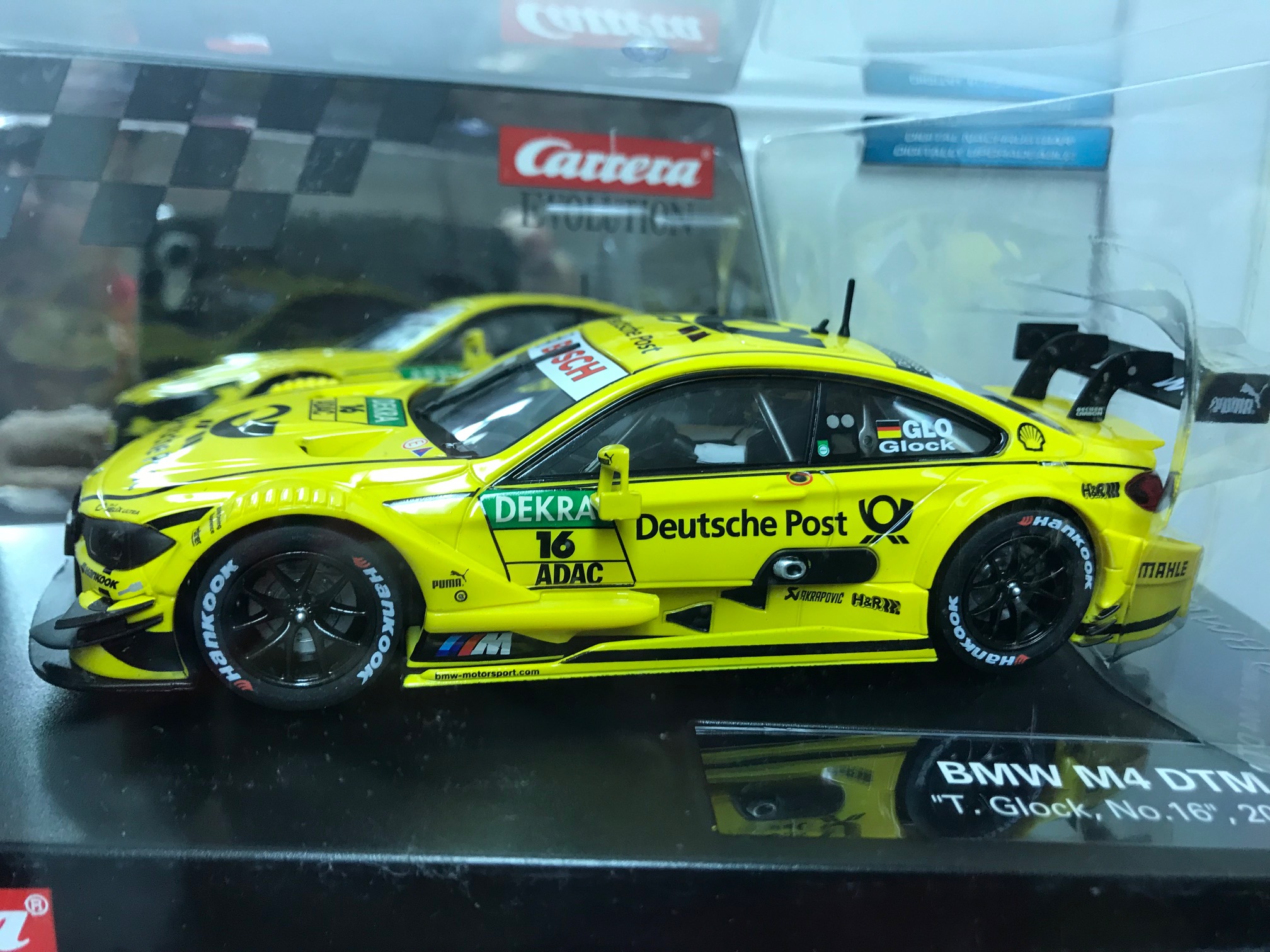 carrera evolution 27508 bmw m4 dtm 't. glock nº 16'