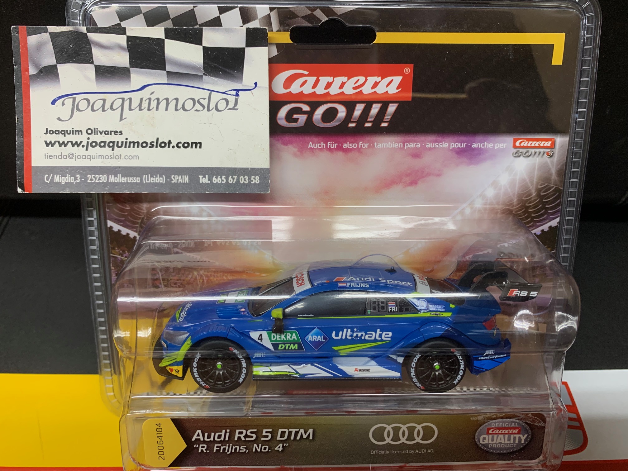 carrera go!!! 64184 audi rs 5 dtm "r.frijns"