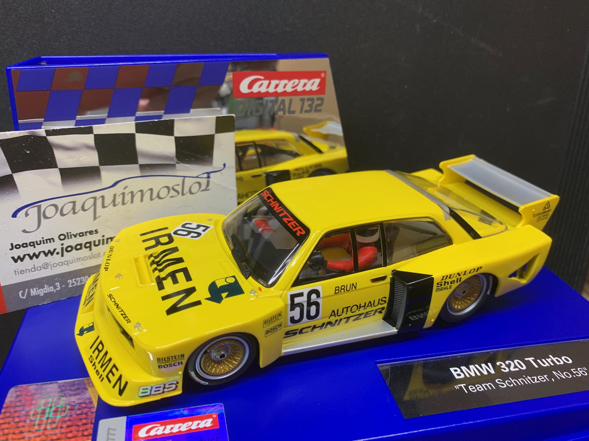 carrera digital 30973 bmw 320 turbo flachbau "team schnitzer, no