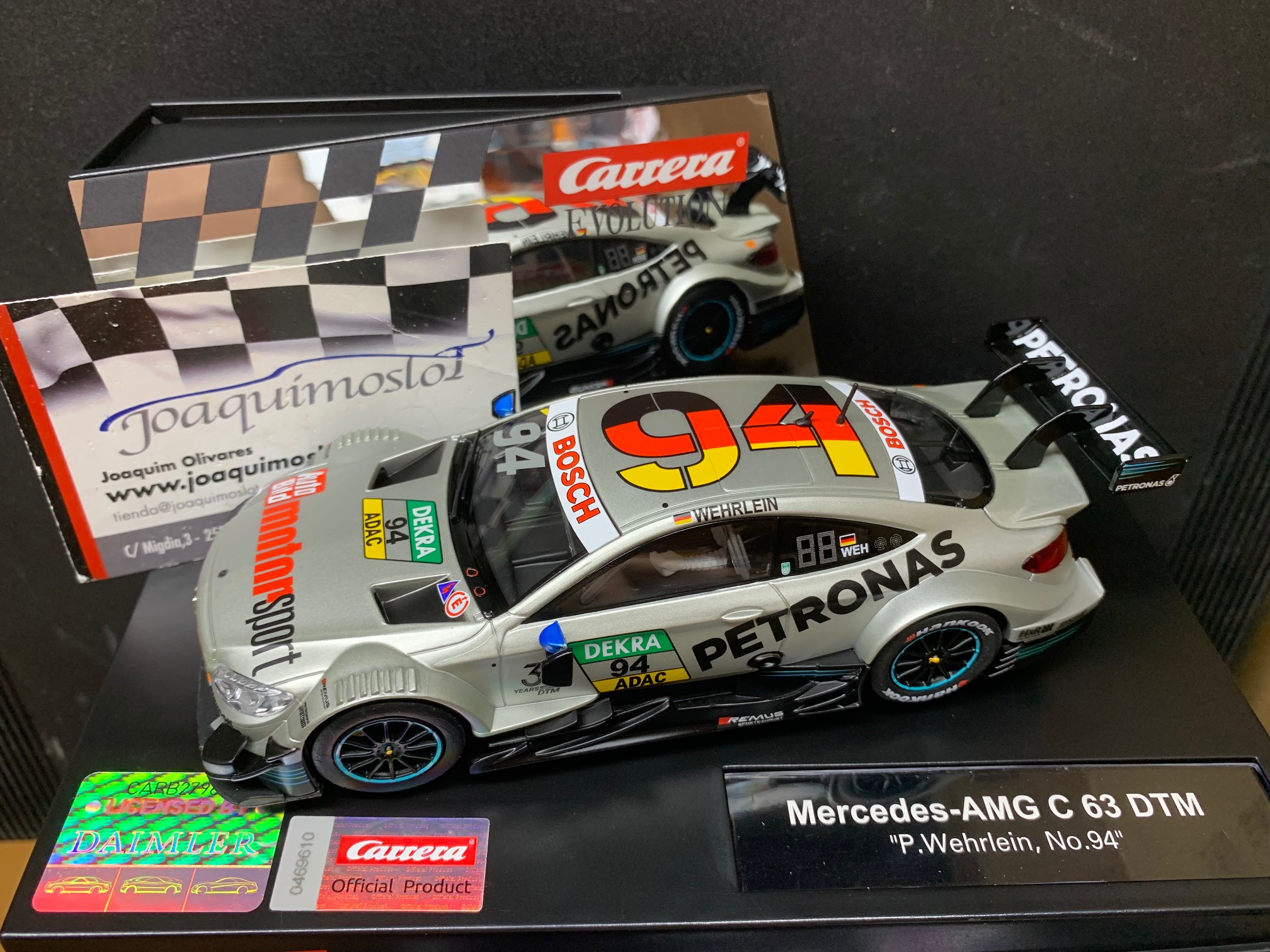 carrera evolution 27667 mercedes-amg c63 dtm #94