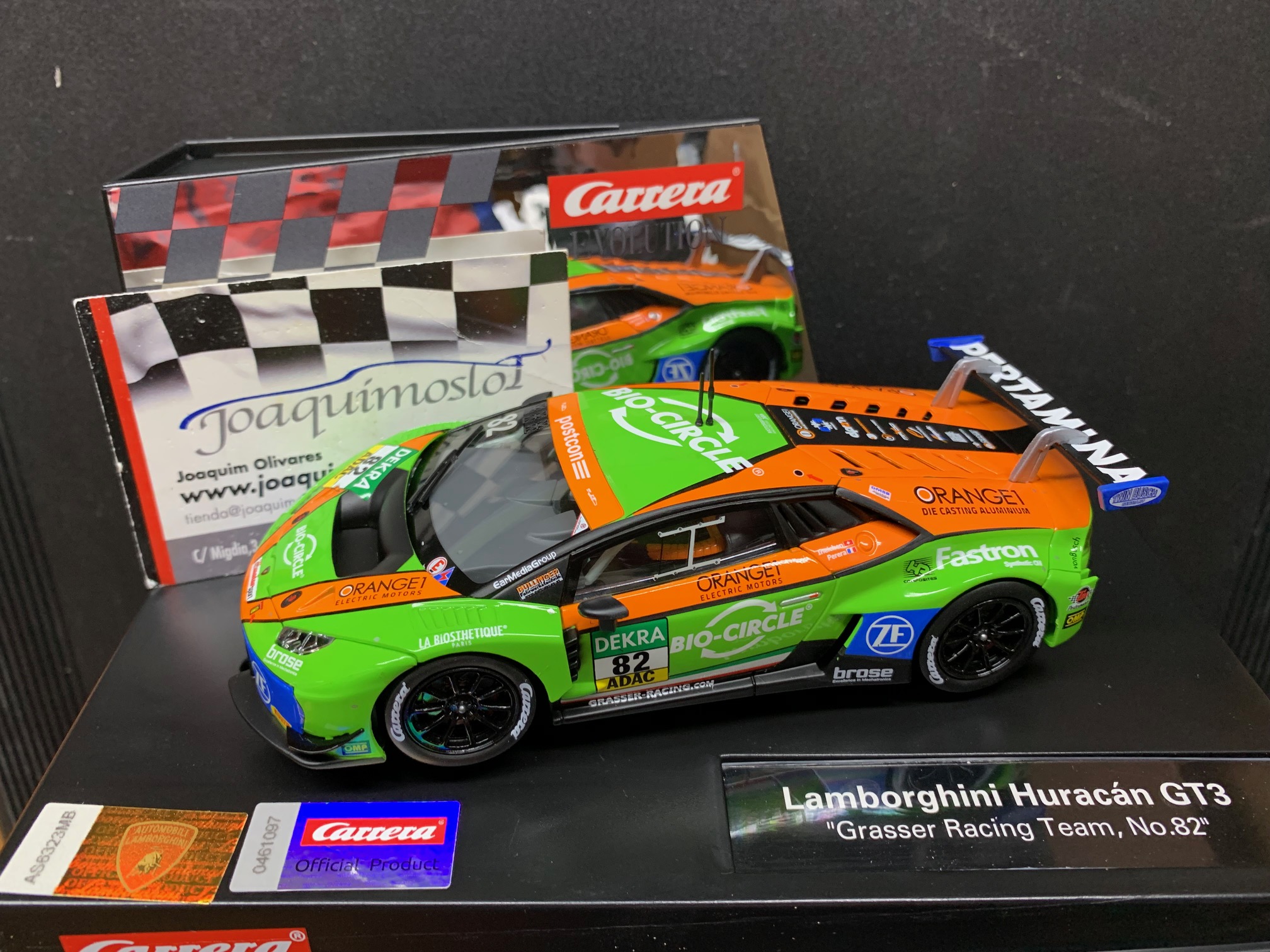carrera evolution 27662 lamborghini huracán gt3 "grasser racing