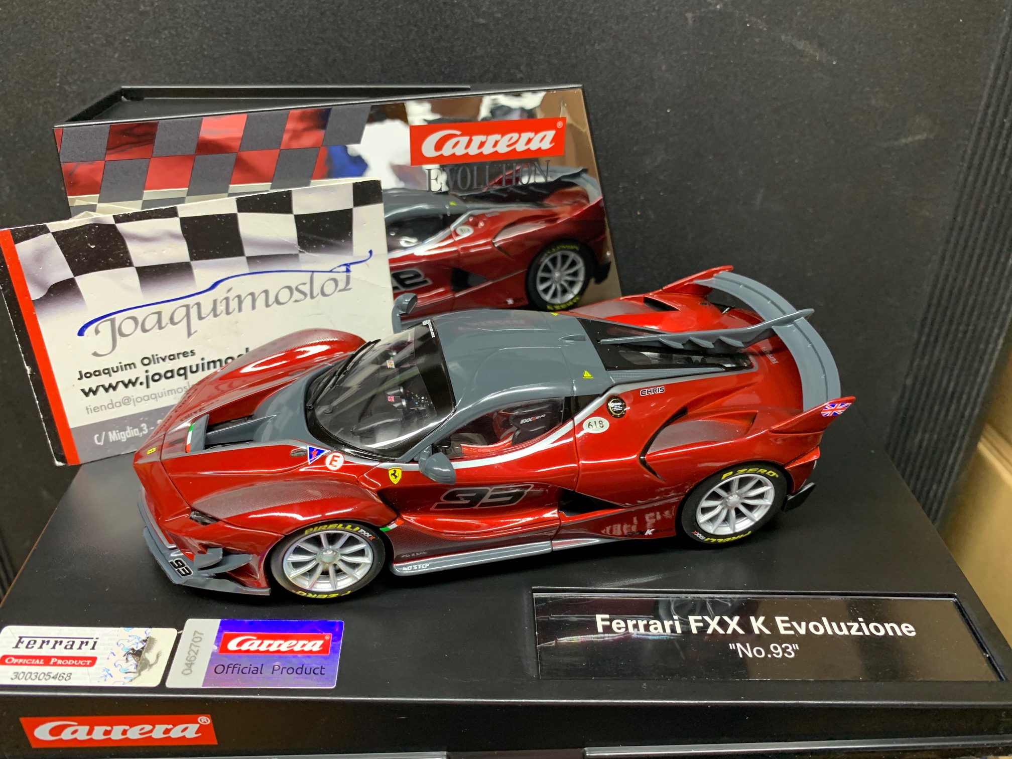 carrera evolution 27664 ferrari fxx k evoluzione "no.93"