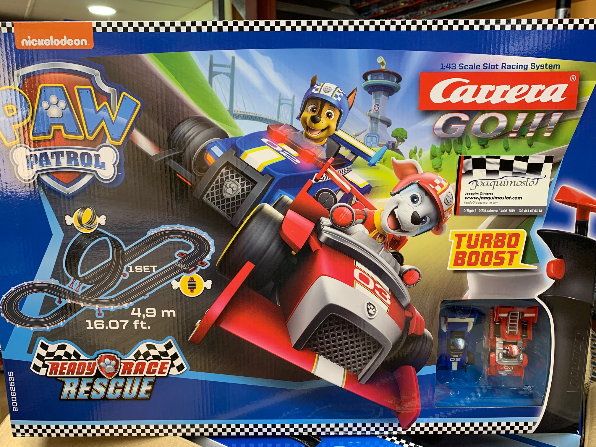 carrera go!!! 62535 paw patrol - ready race rescue set