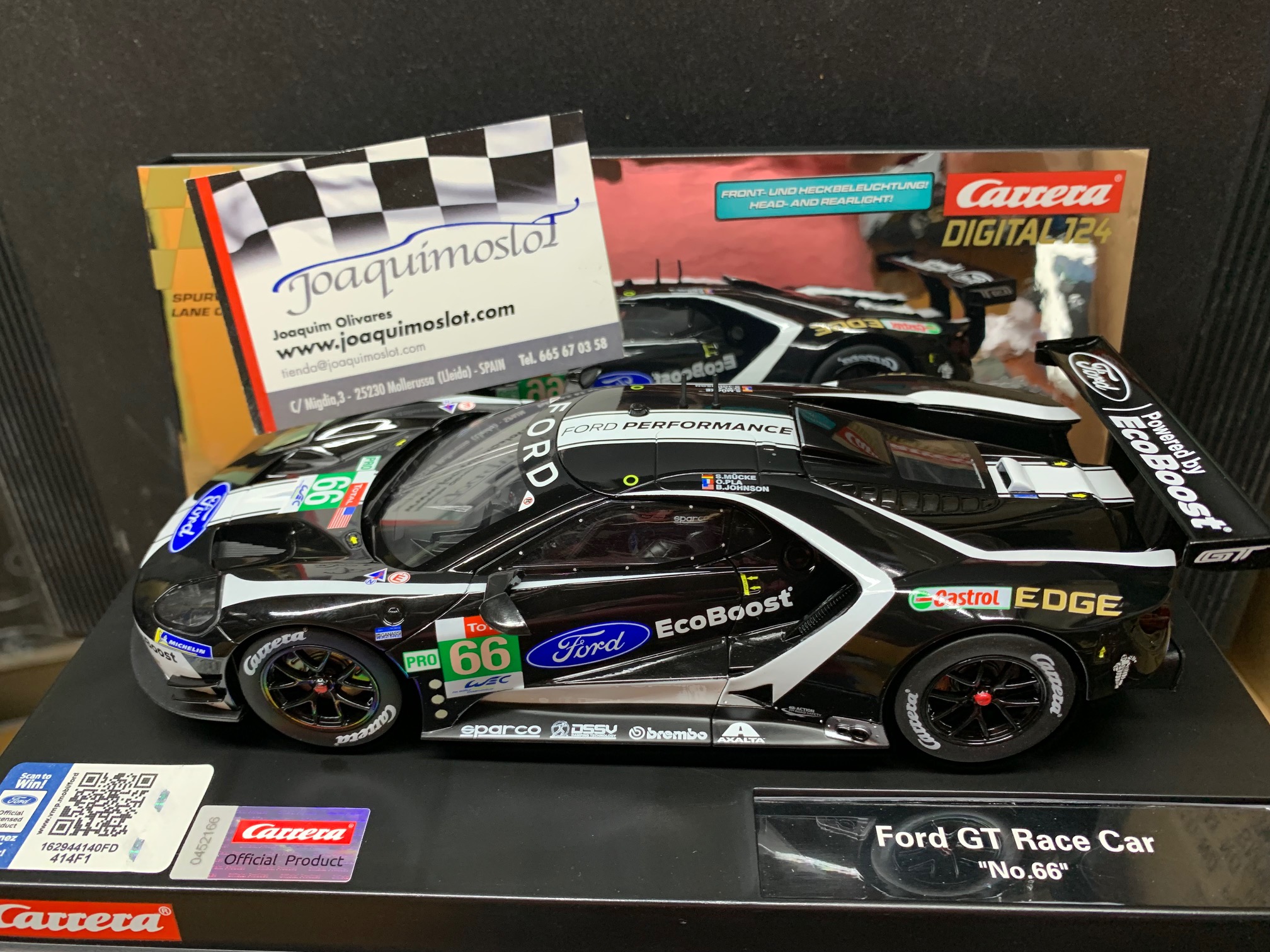 carrera digital 124 23916 ford gt race car "no.66"