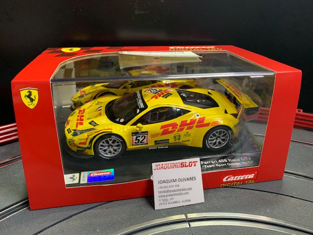 carrera digital 124 23943 ferrari 458 italia gt3 "team sport gar